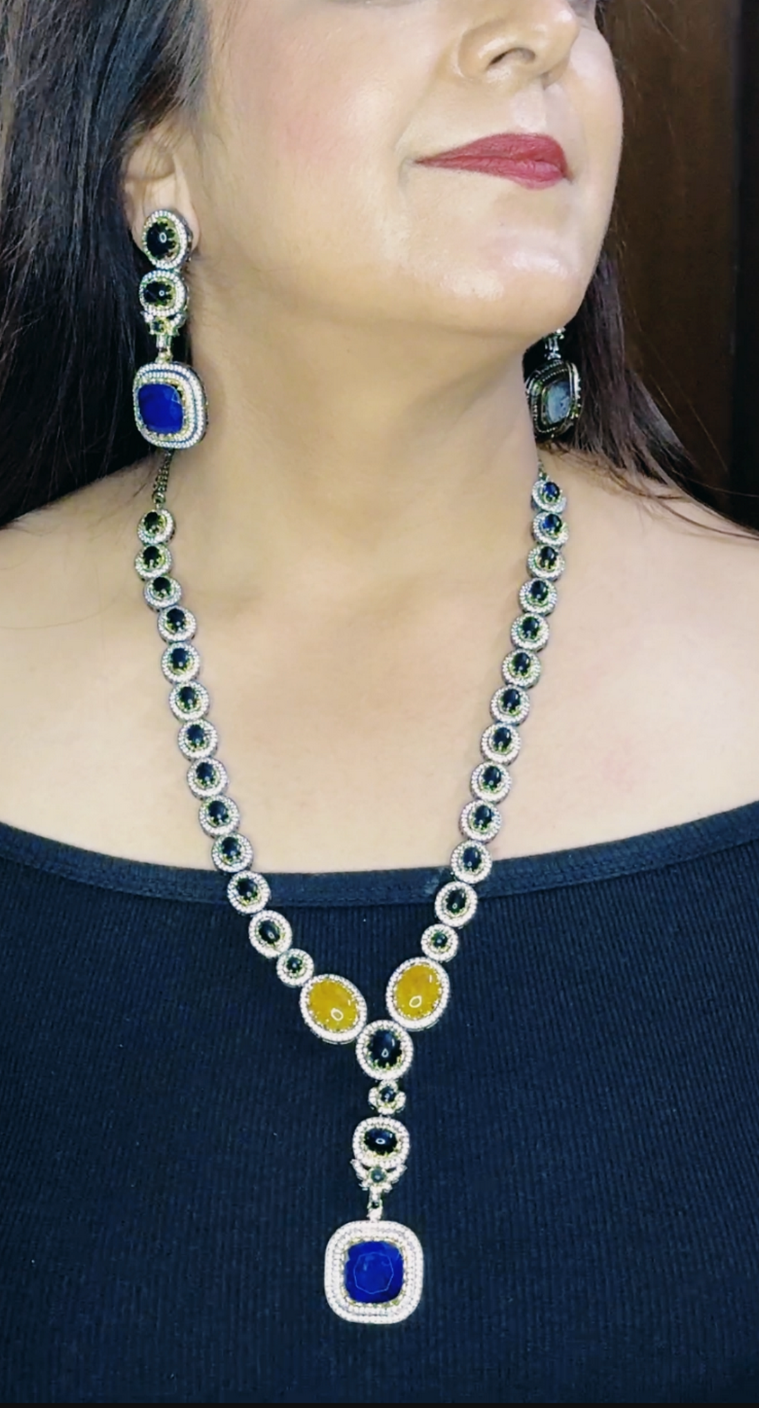 Royal Sabyasachi's Designer Necklace Set - Chaandi Rivaaz