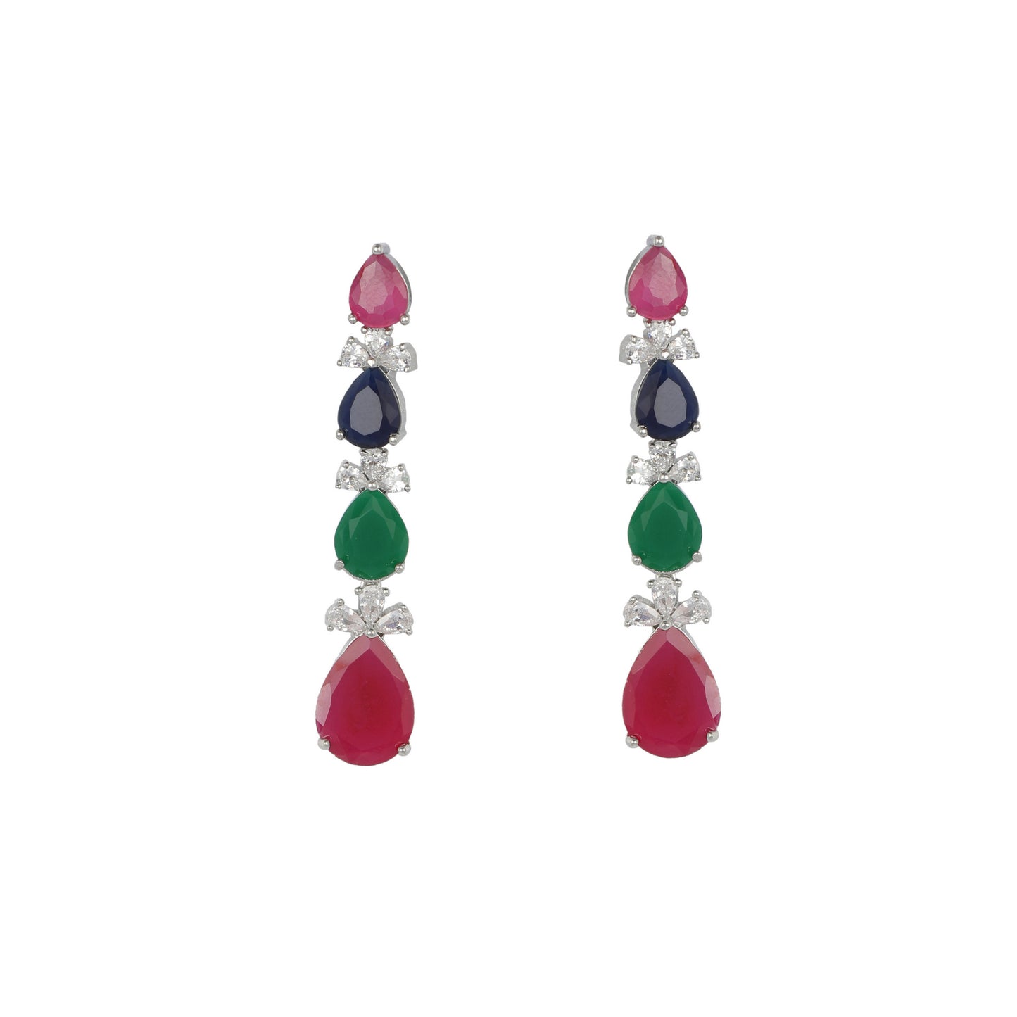 Beautiful Five Layered Designer Necklace set - Chaandi Rivaaz
