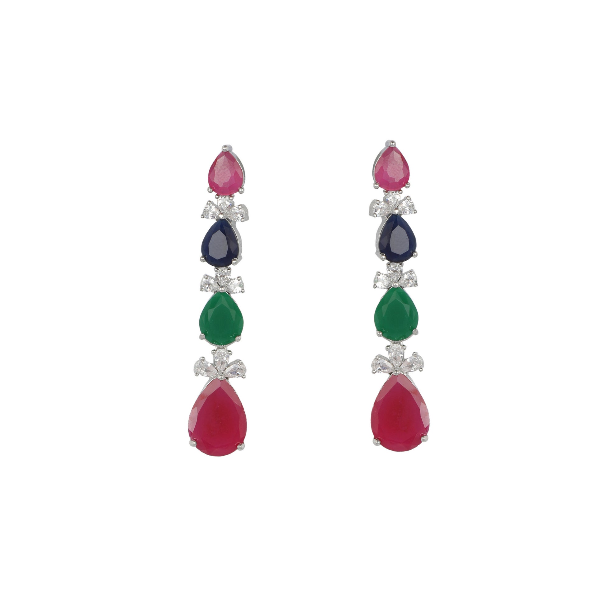 Beautiful Five Layered Designer Necklace set - Chaandi Rivaaz