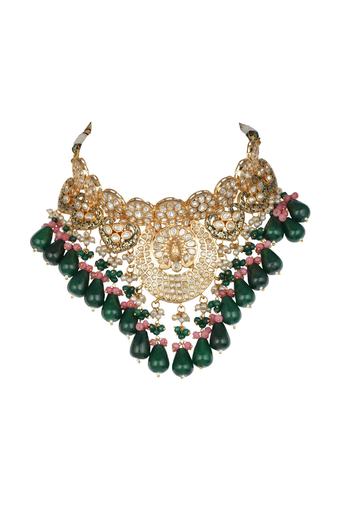 ChaandiRivaaz ‘s Signature Peacock Choker Set - Chaandi Rivaaz