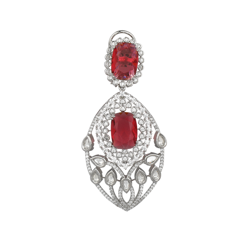 Beautiful Layered Designer Necklace set - Chaandi Rivaaz