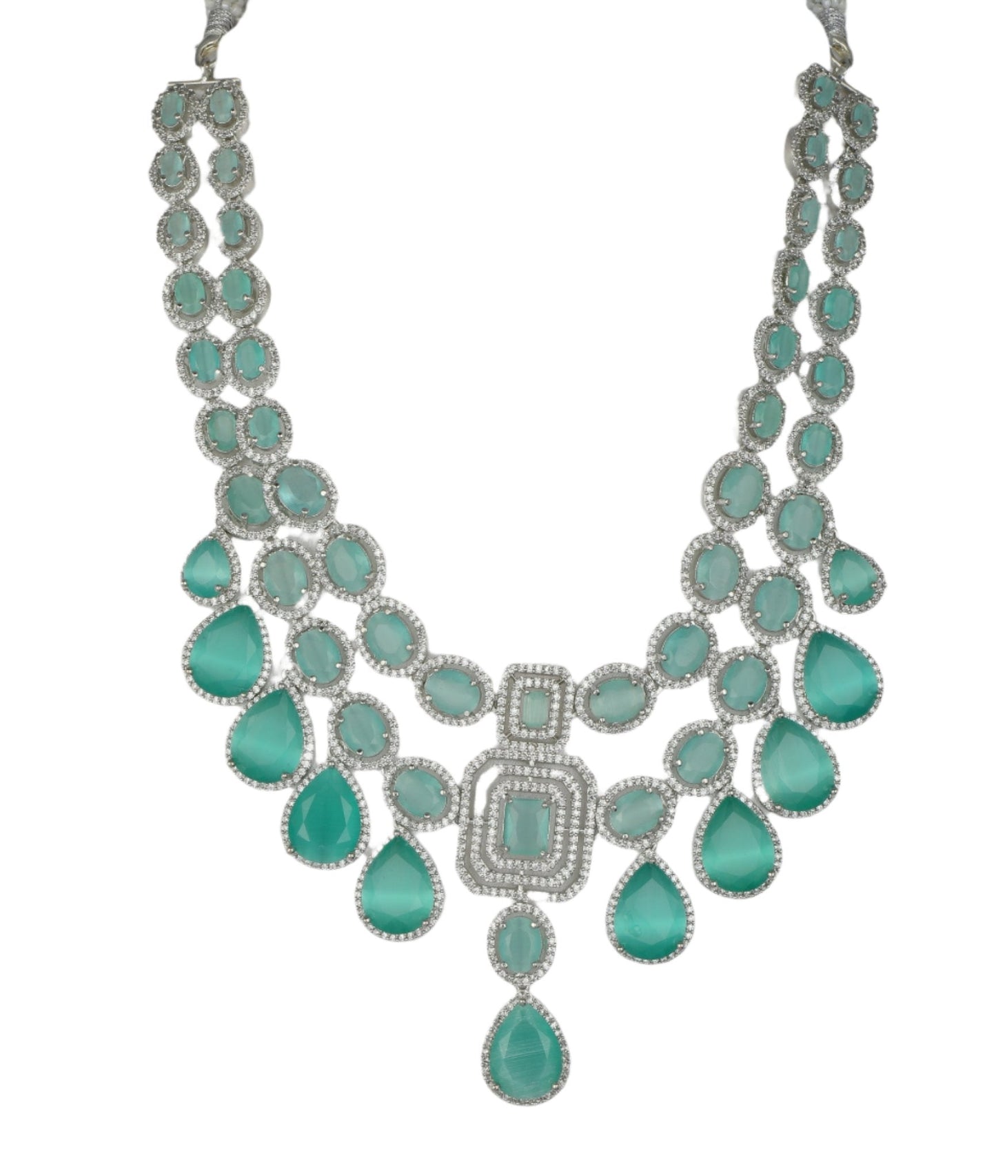 Meghna's Double Layered Designer Necklace set - Chaandi Rivaaz