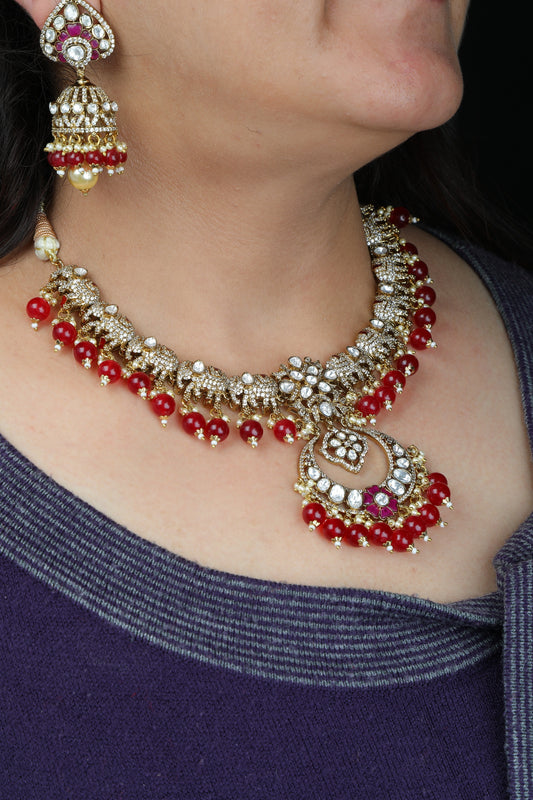 Chaandirivaaz ‘s Signature Elephant Designer Set - Chaandi Rivaaz