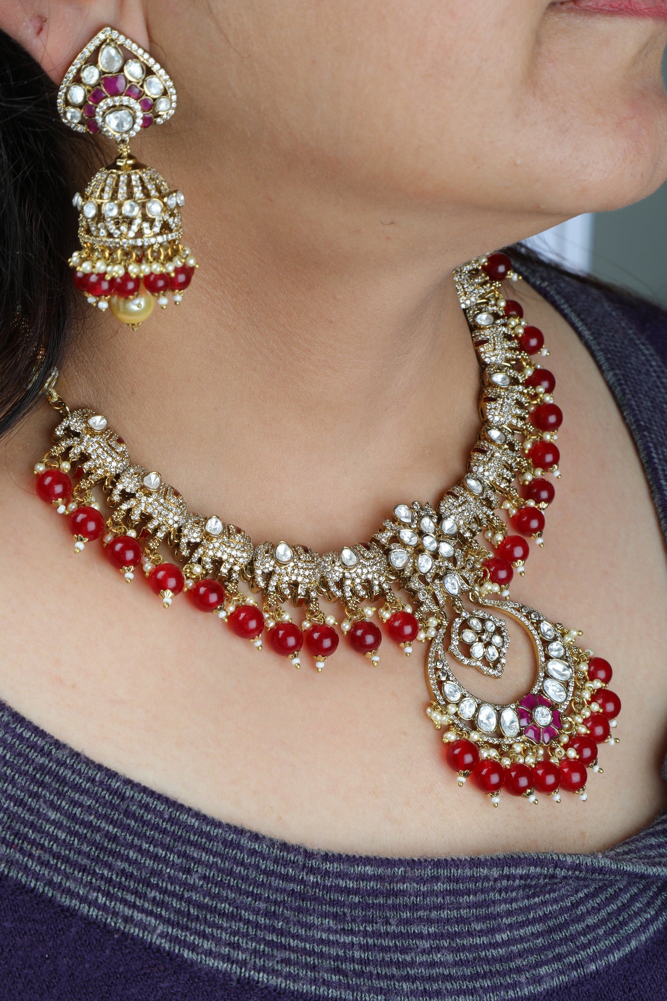 Chaandirivaaz ‘s Signature Elephant Designer Set - Chaandi Rivaaz