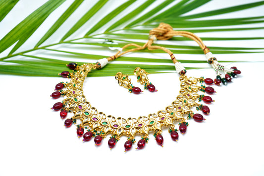 Lily Designer Necklace Set - Chaandi Rivaaz