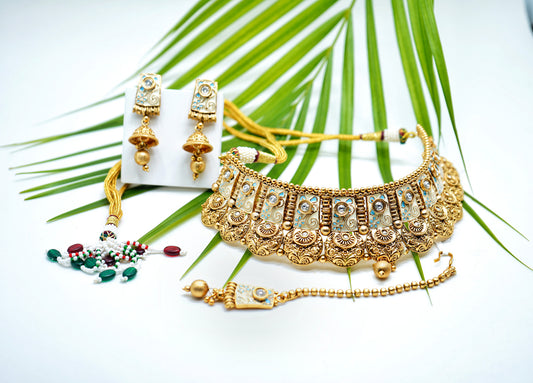 Mable Chand Necklace Set - Chaandi Rivaaz