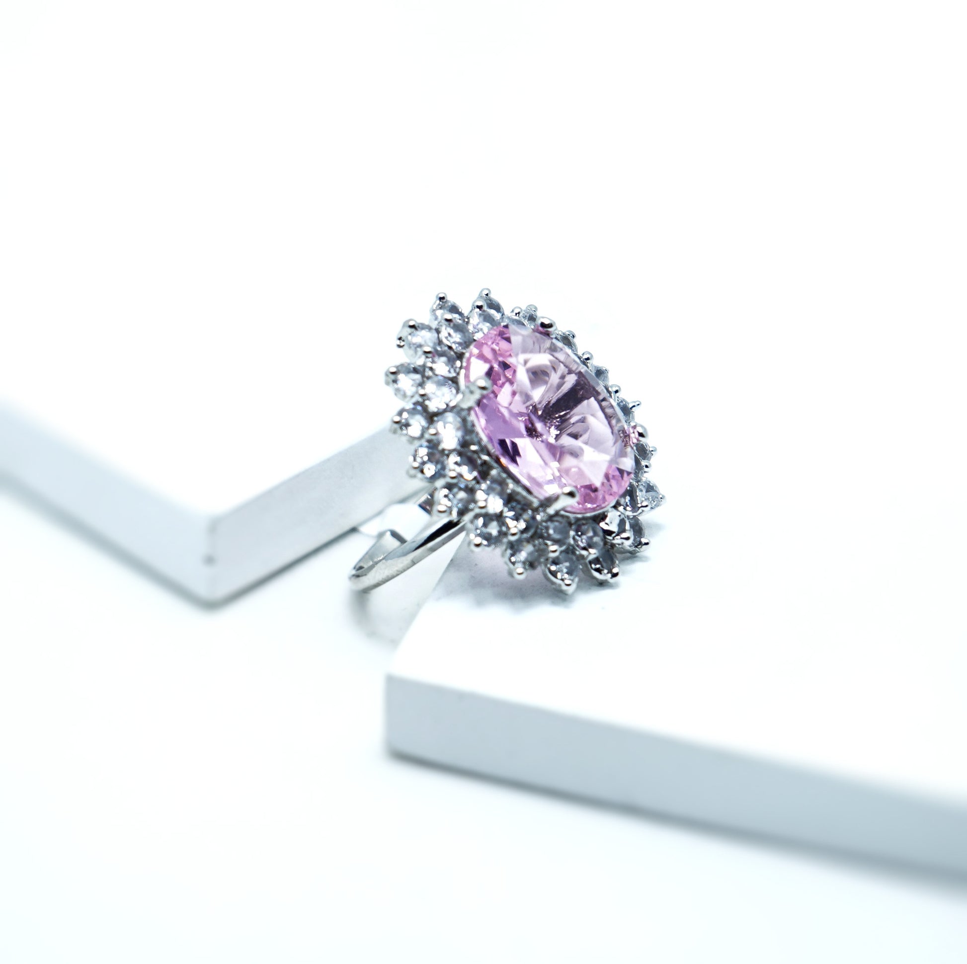 Elle CZ Oval Designer Rings - Chaandi Rivaaz