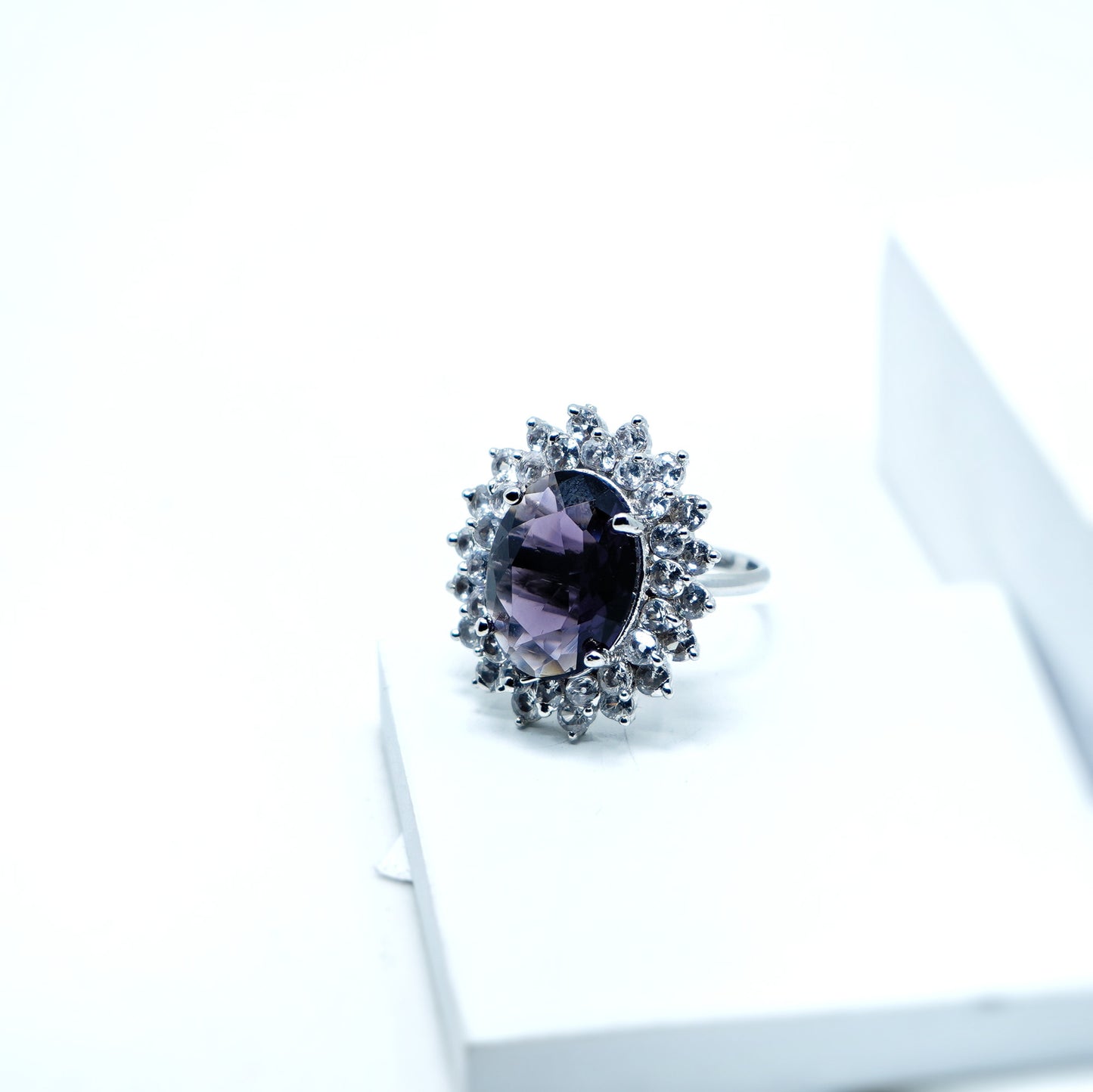 Elle CZ Oval Designer Rings - Chaandi Rivaaz