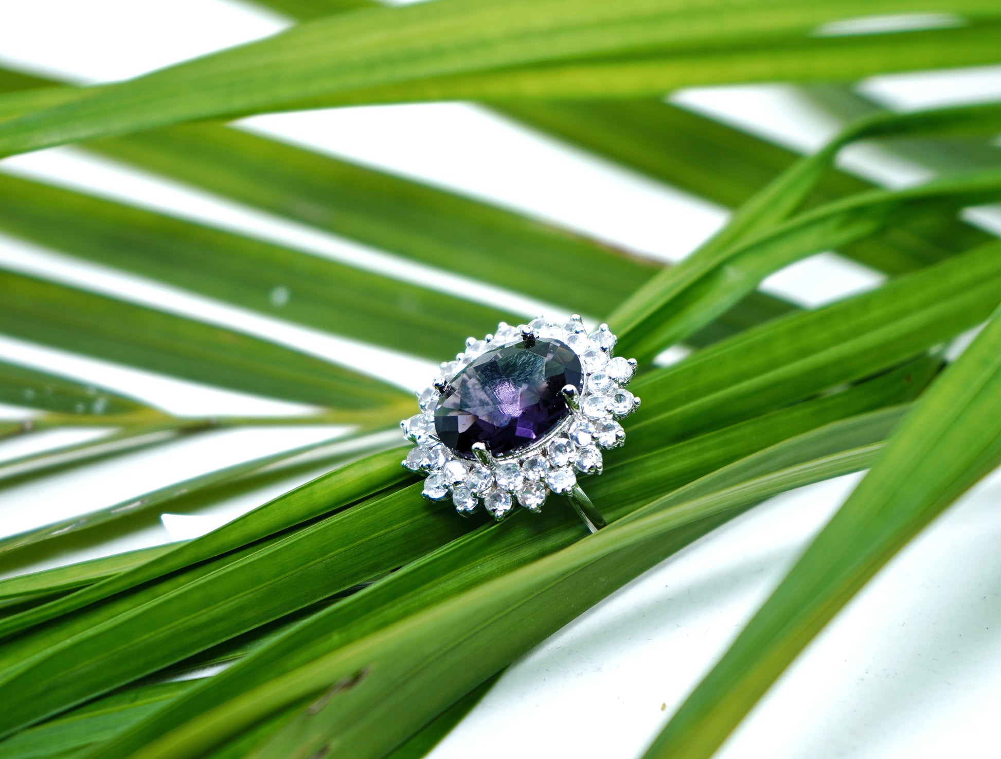 Elle CZ Oval Designer Rings - Chaandi Rivaaz