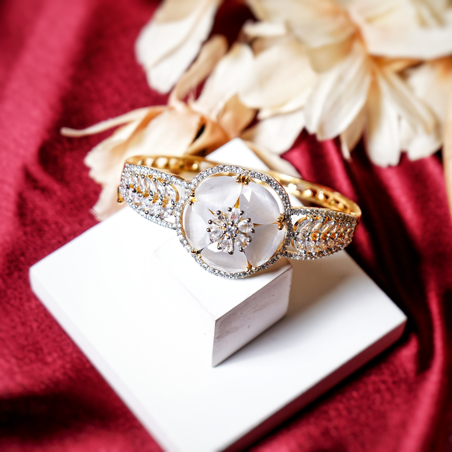 Dia Floral Designer CZ Bracelets - Chaandi Rivaaz
