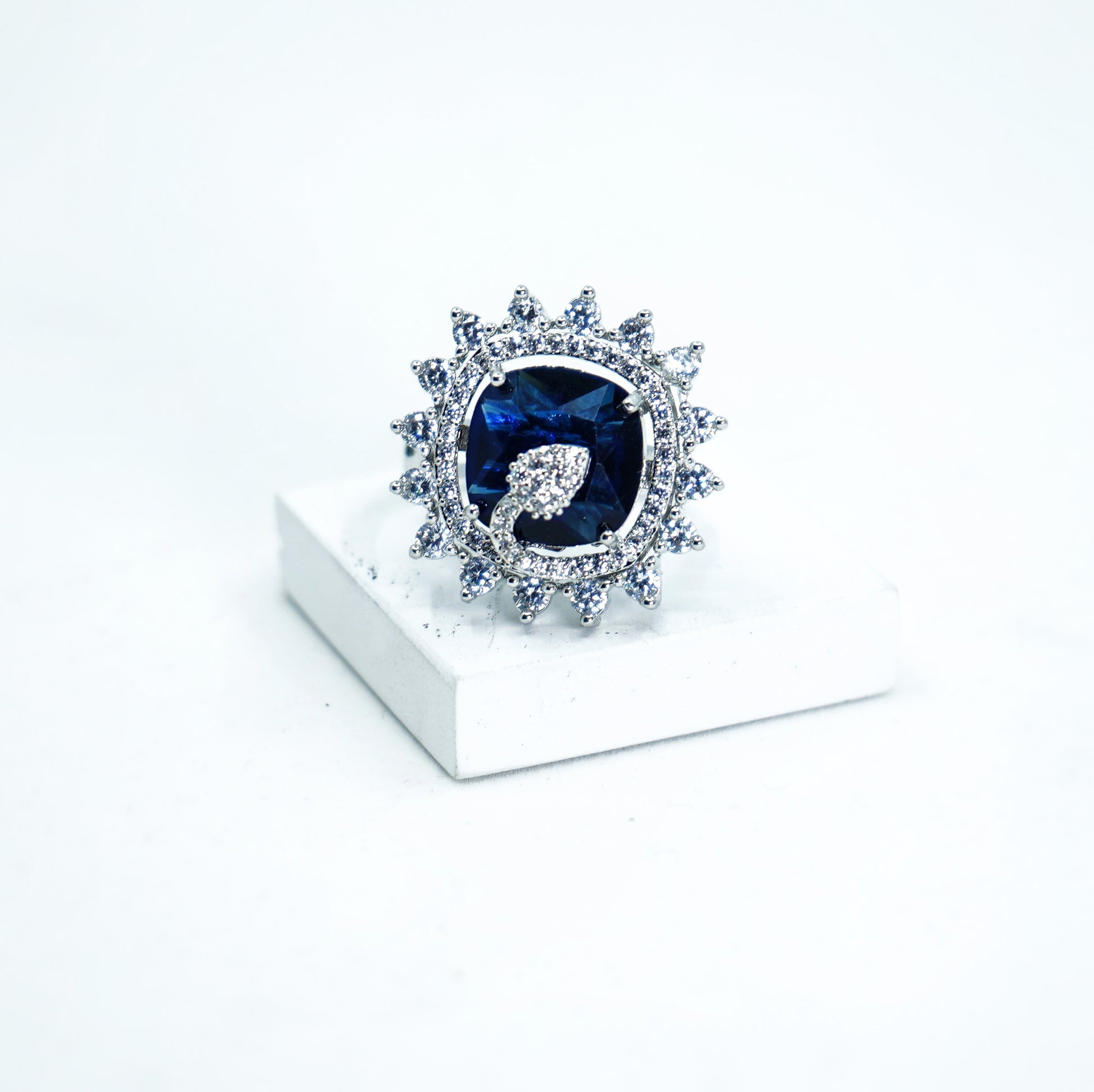 Alora CZ Designer Rings - Chaandi Rivaaz