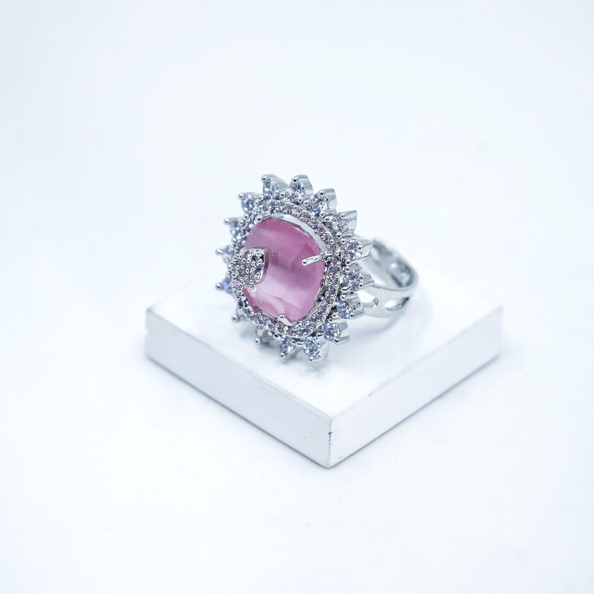 Alora CZ Designer Rings - Chaandi Rivaaz