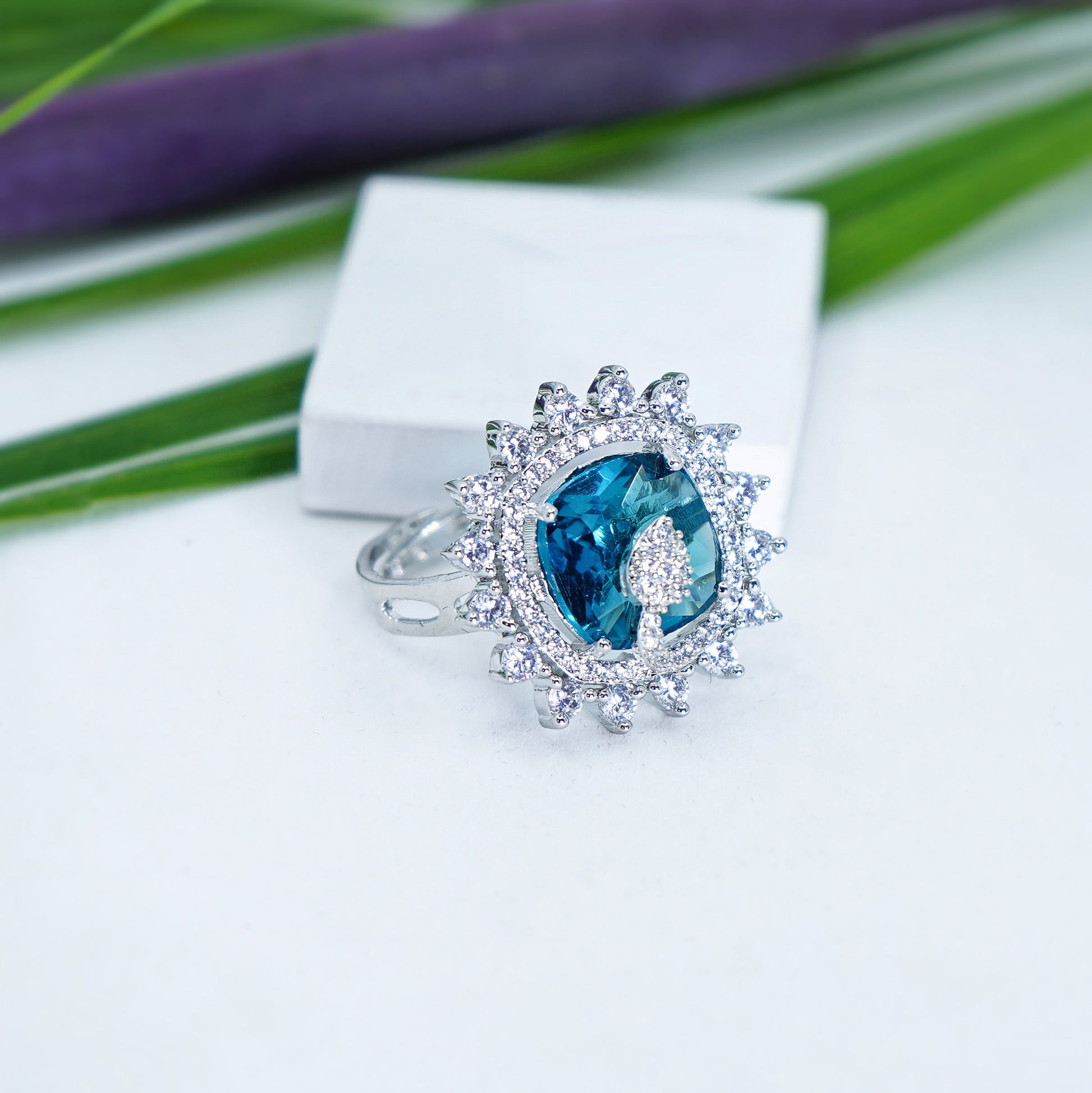 Alora CZ Designer Rings - Chaandi Rivaaz