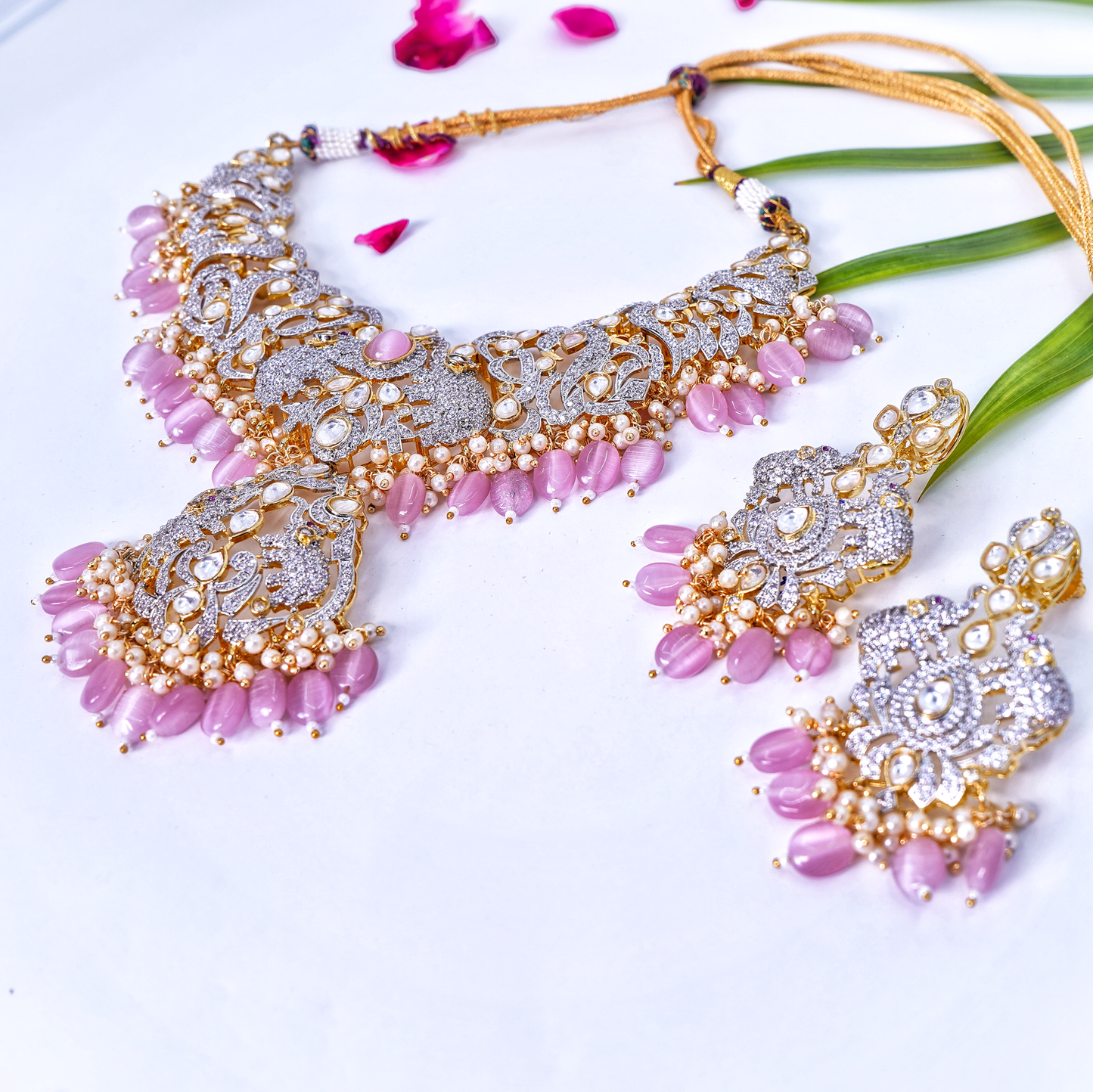Victoria Designer Necklace set - Chaandi Rivaaz
