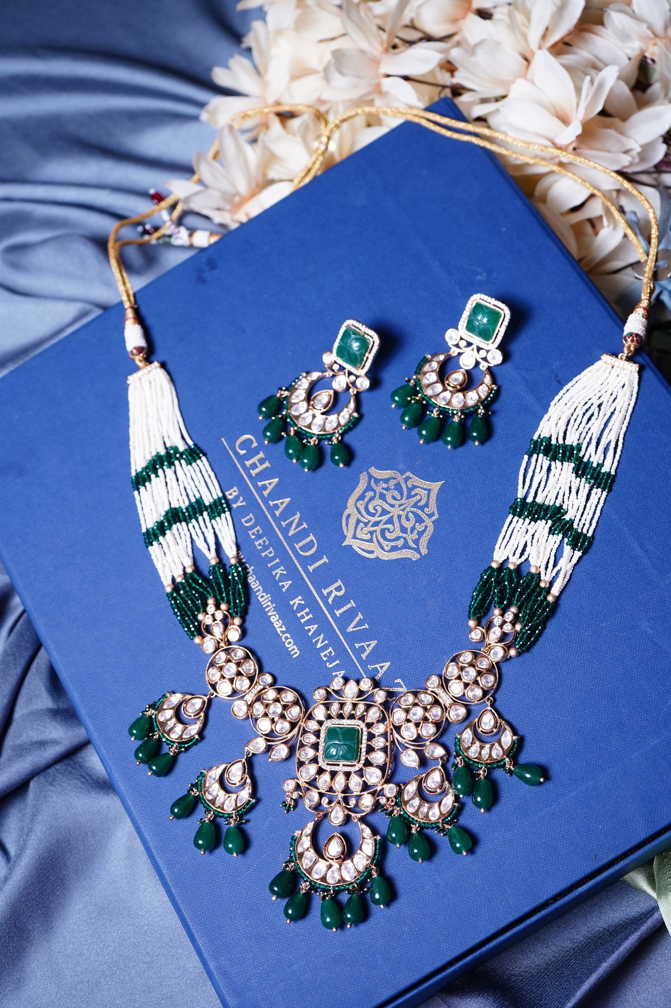 Taniya Polki Designer Set - Chaandi Rivaaz