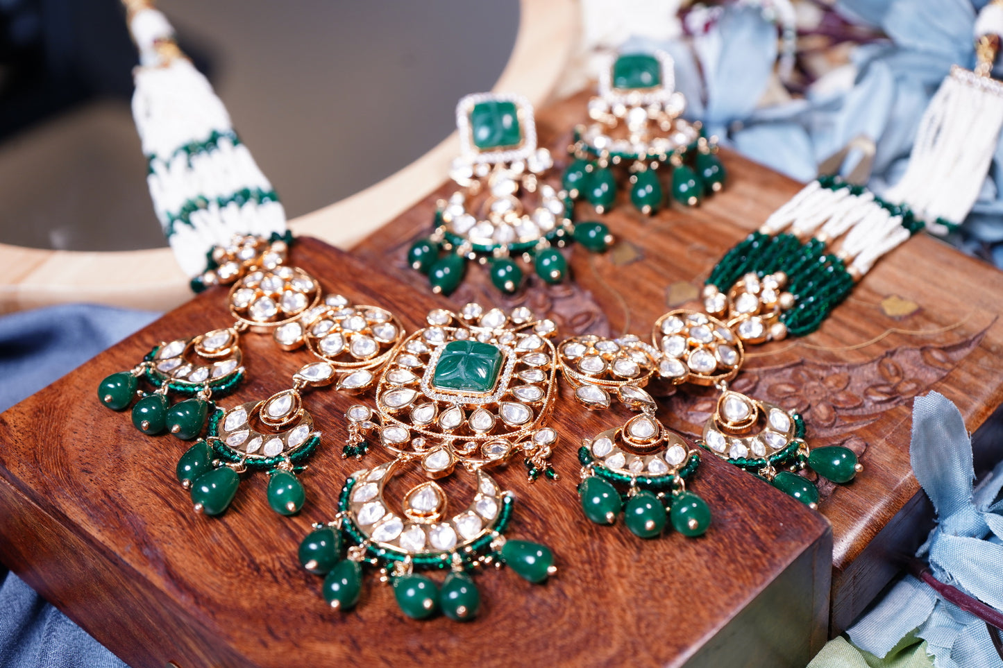 Taniya Polki Designer Set - Chaandi Rivaaz