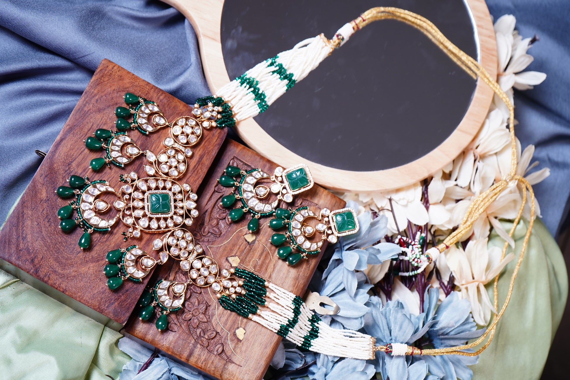 Taniya Polki Designer Set - Chaandi Rivaaz