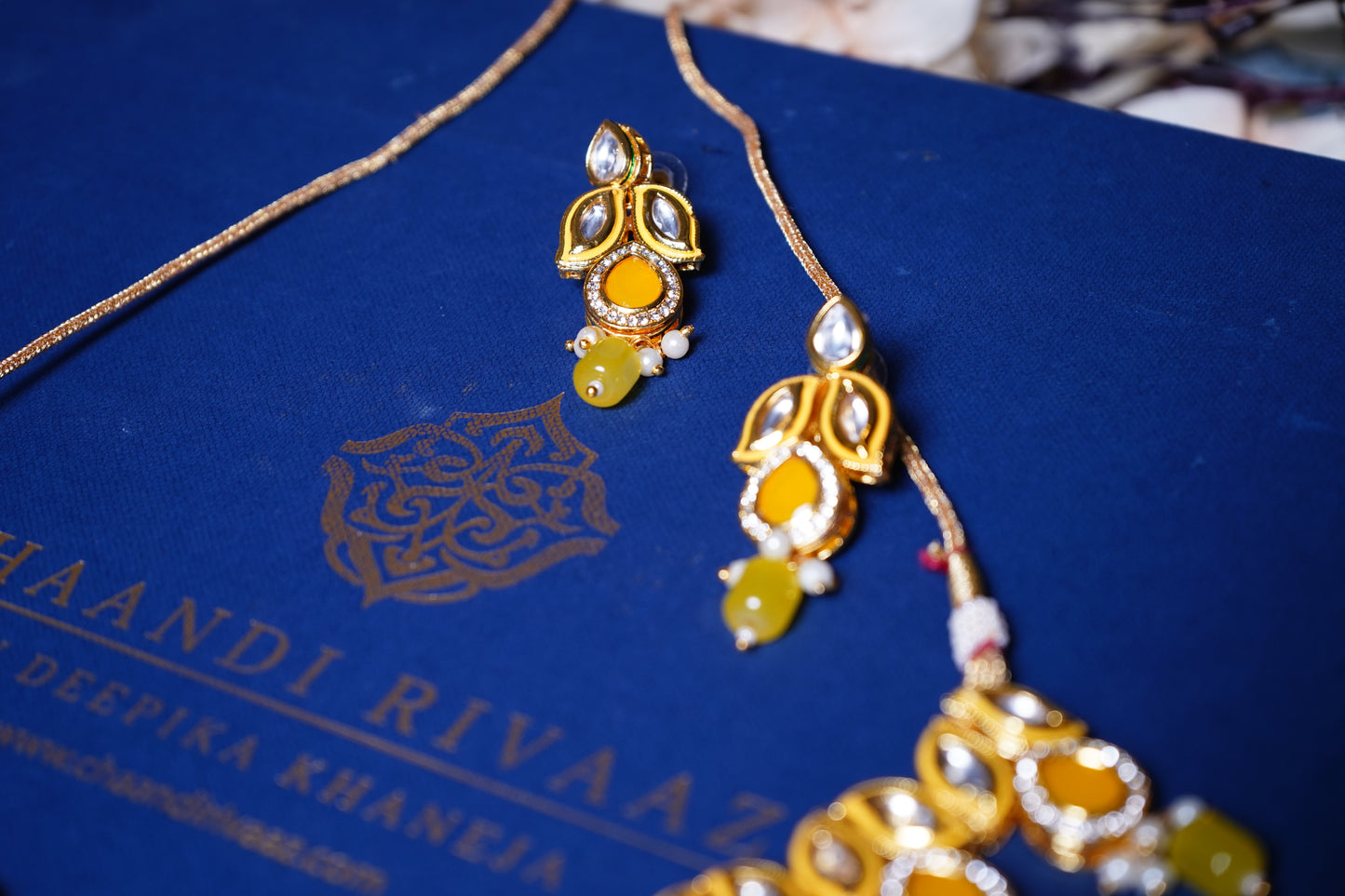 Sheena leaf Designer Set - Chaandi Rivaaz