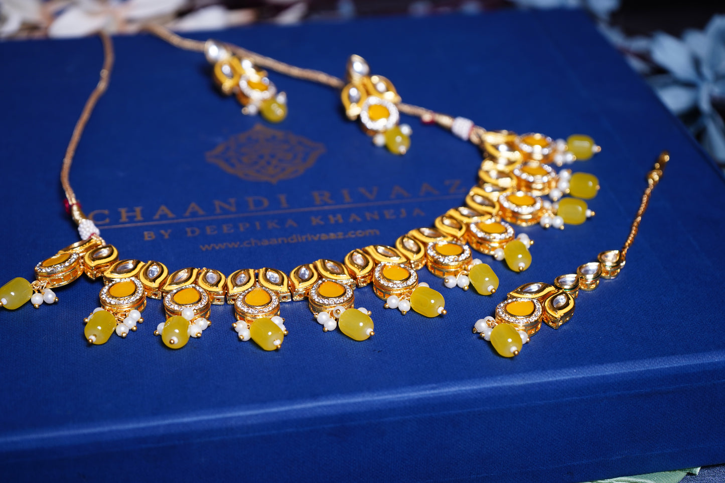 Sheena leaf Designer Set - Chaandi Rivaaz