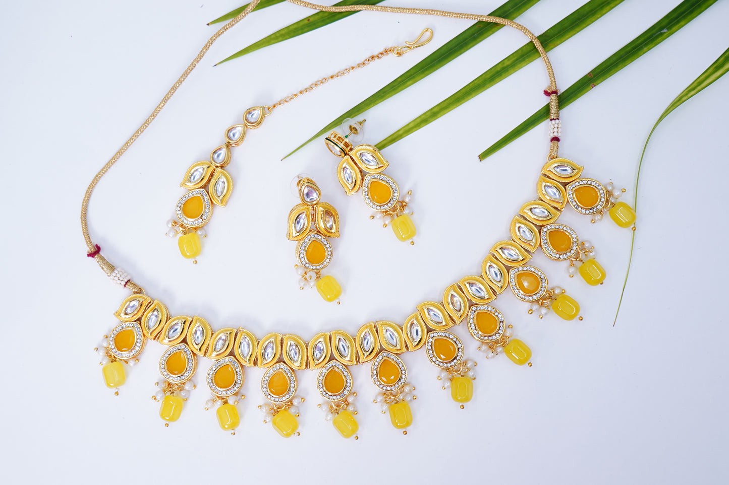 Sheena leaf Designer Set - Chaandi Rivaaz