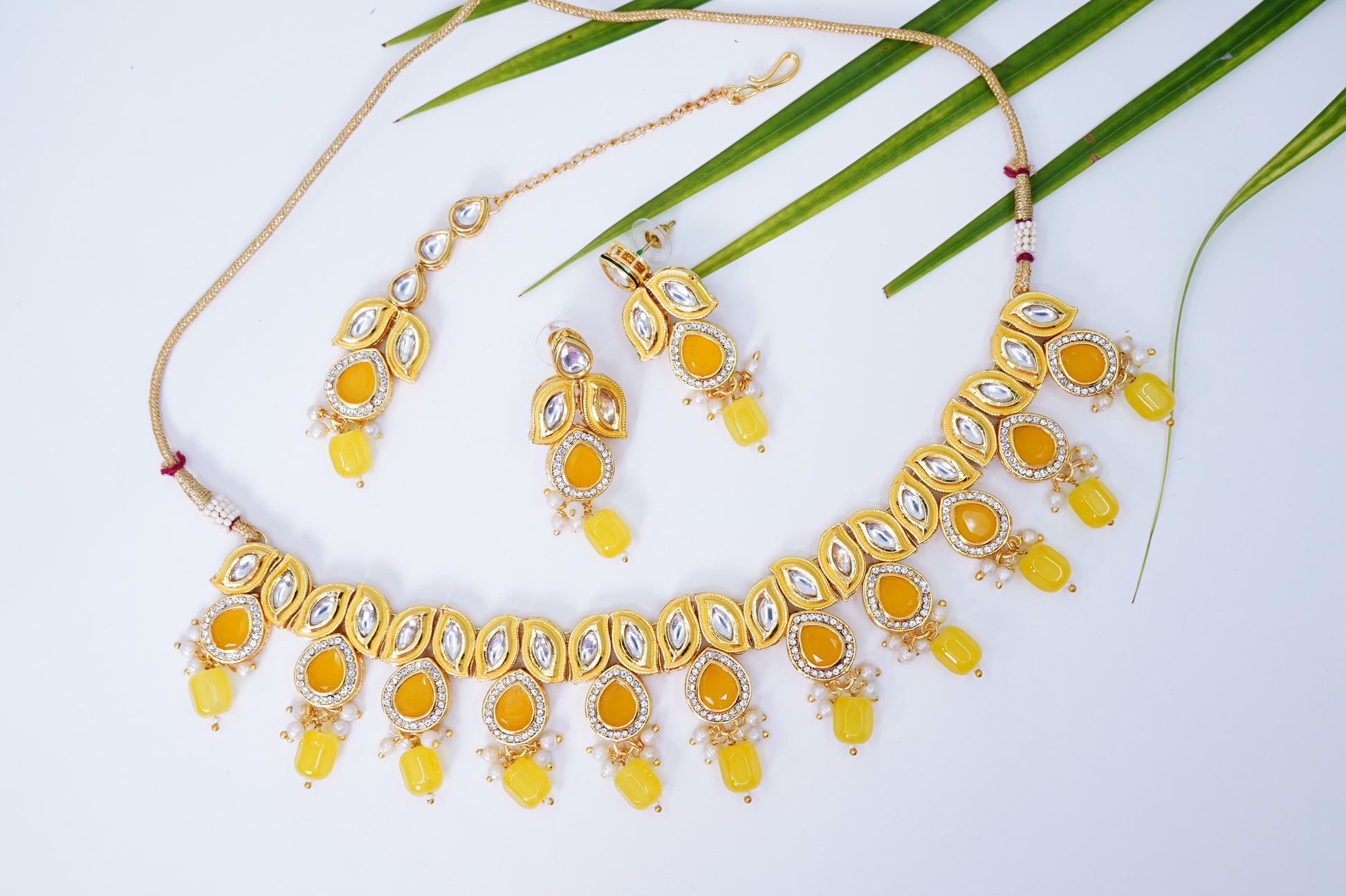 Sheena leaf Designer Set - Chaandi Rivaaz