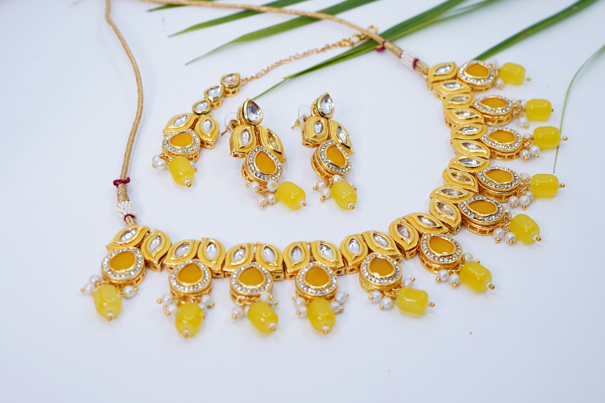 Sheena leaf Designer Set - Chaandi Rivaaz