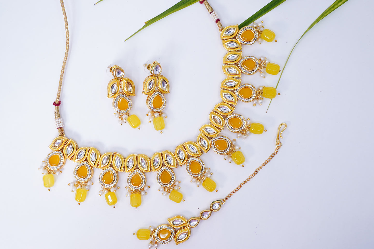 Sheena leaf Designer Set - Chaandi Rivaaz