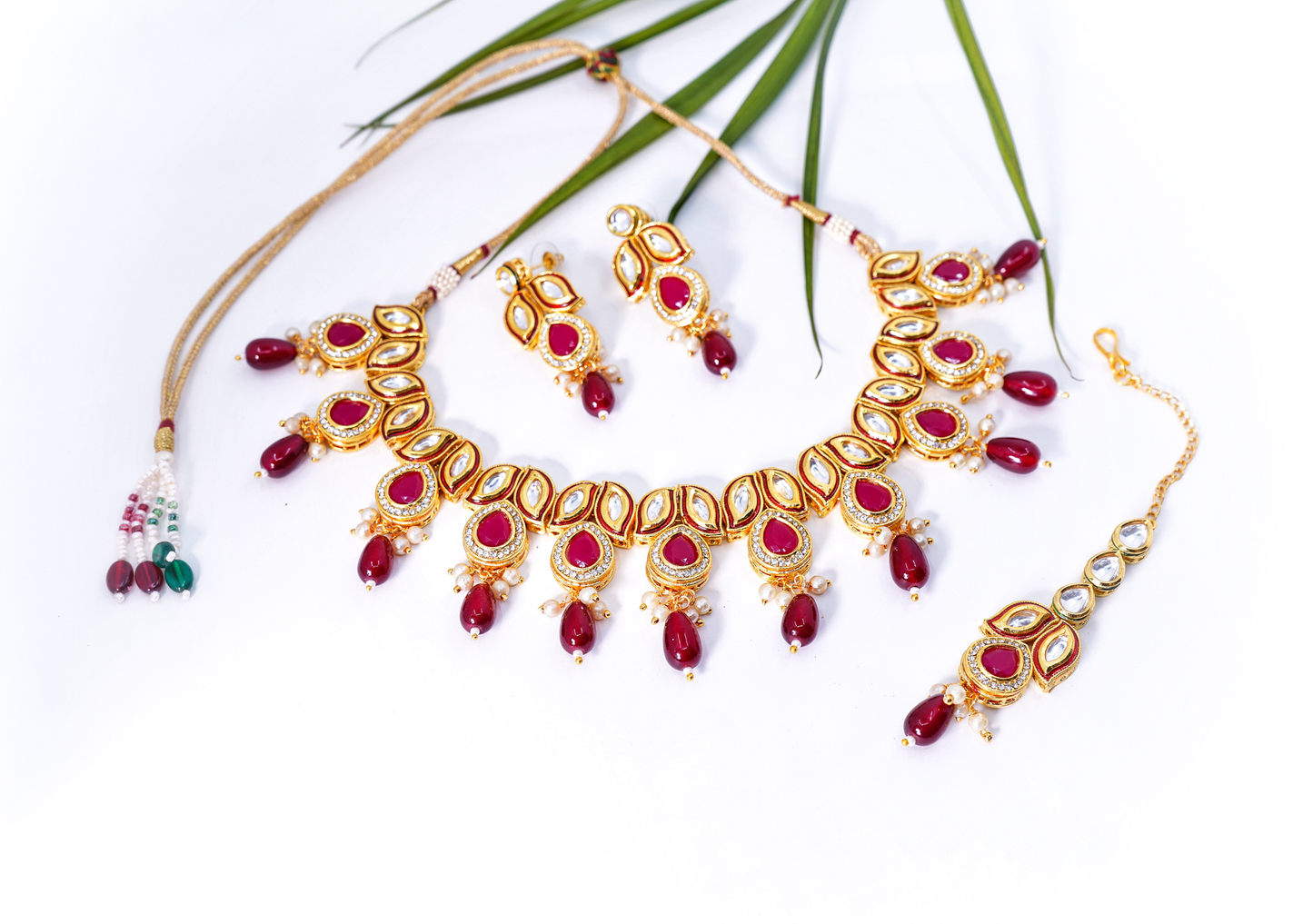 Sheena leaf Designer Set - Chaandi Rivaaz