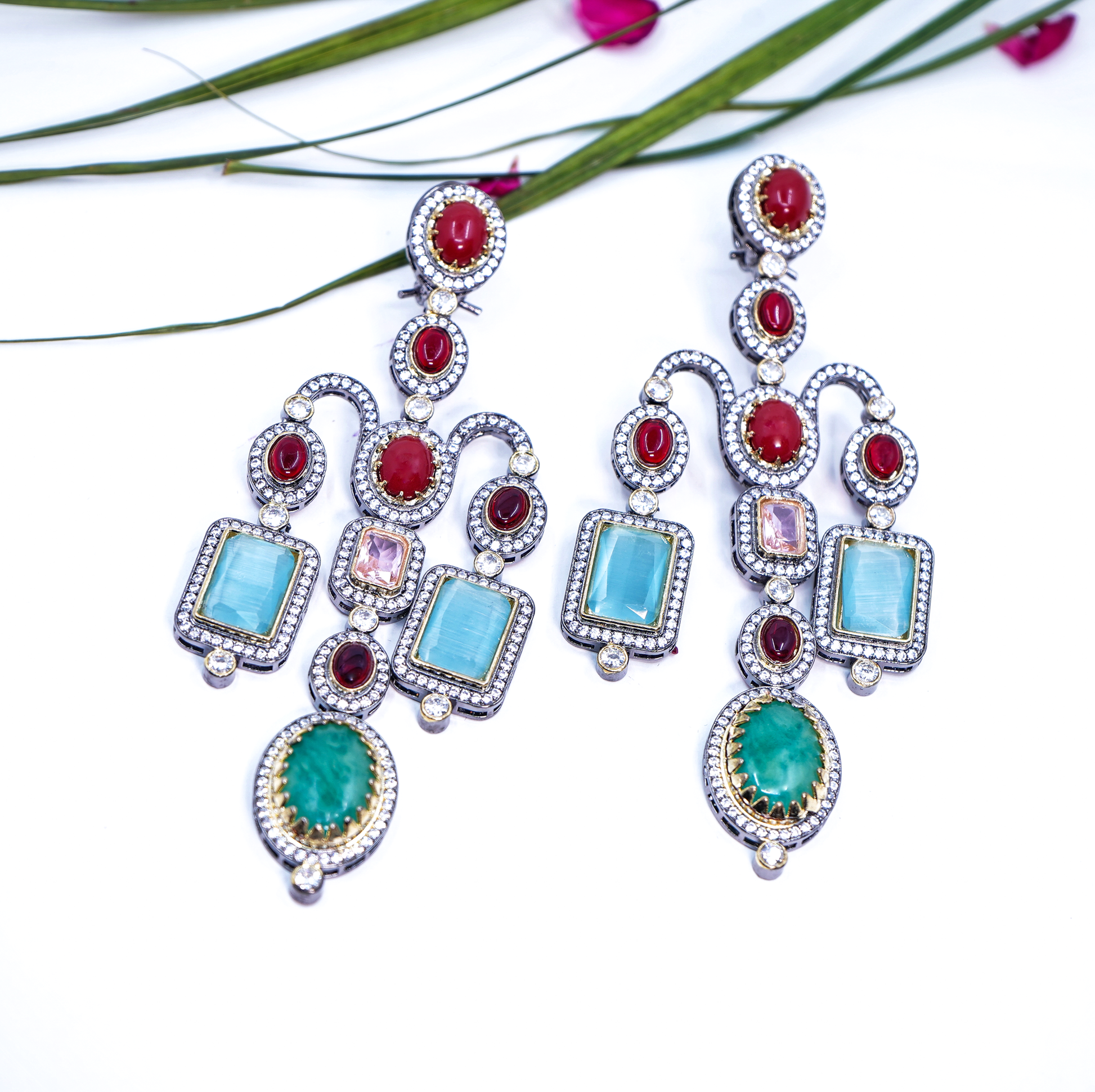 Madhuri's Sabyasachi Inspired Danglers - Chaandi Rivaaz