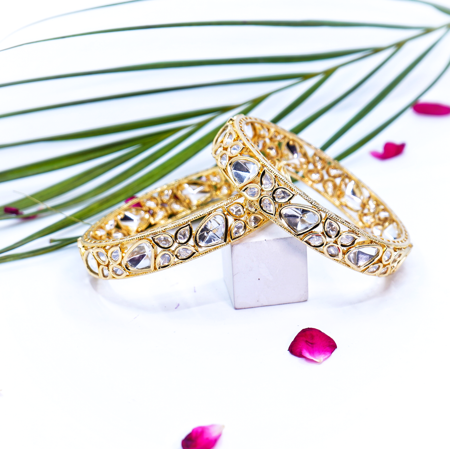 Royal Polki Bangles - Chaandi Rivaaz