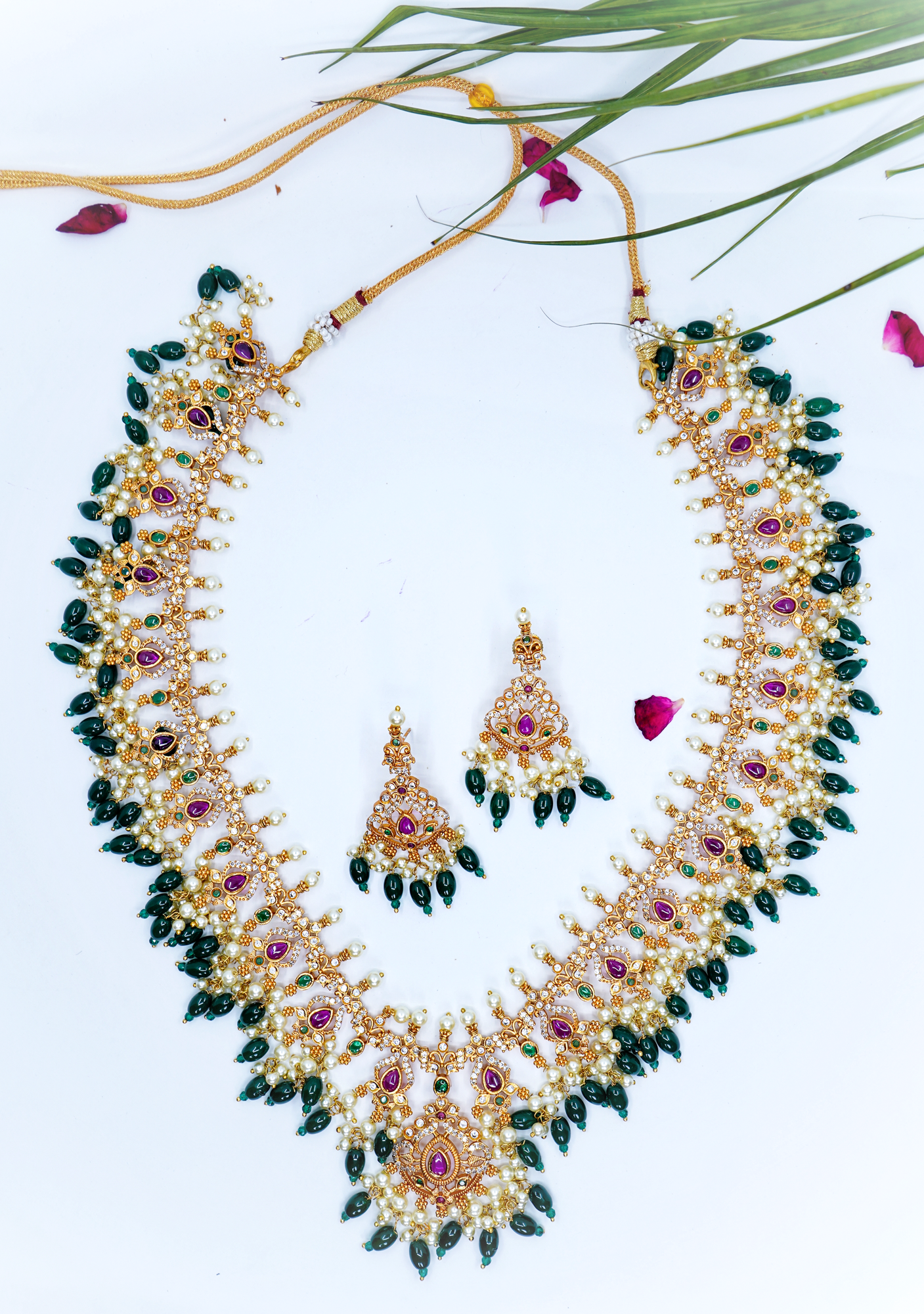 Beautiful Jadau Haar set - Chaandi Rivaaz