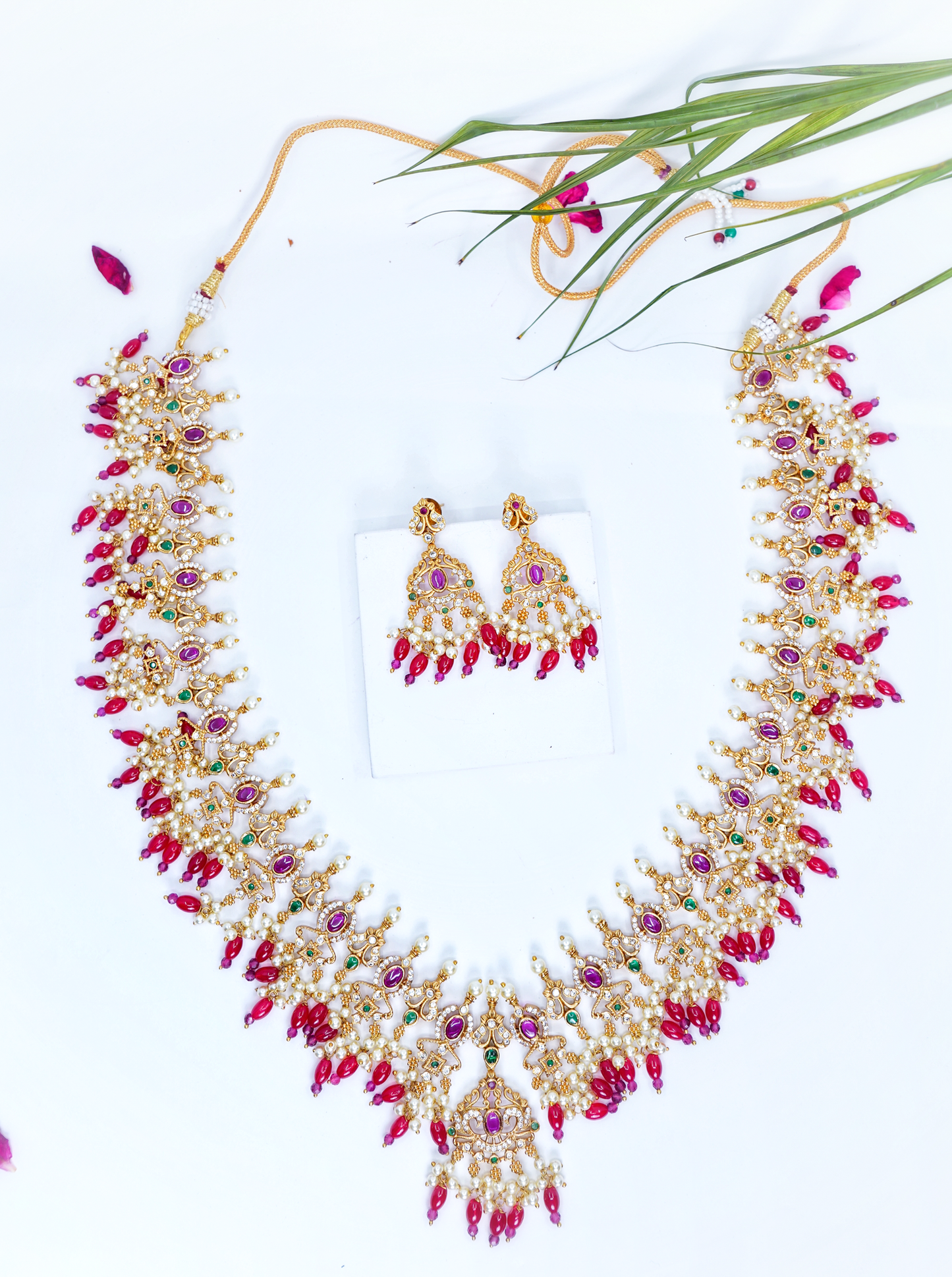 Beautiful Jadau Haar set - Chaandi Rivaaz