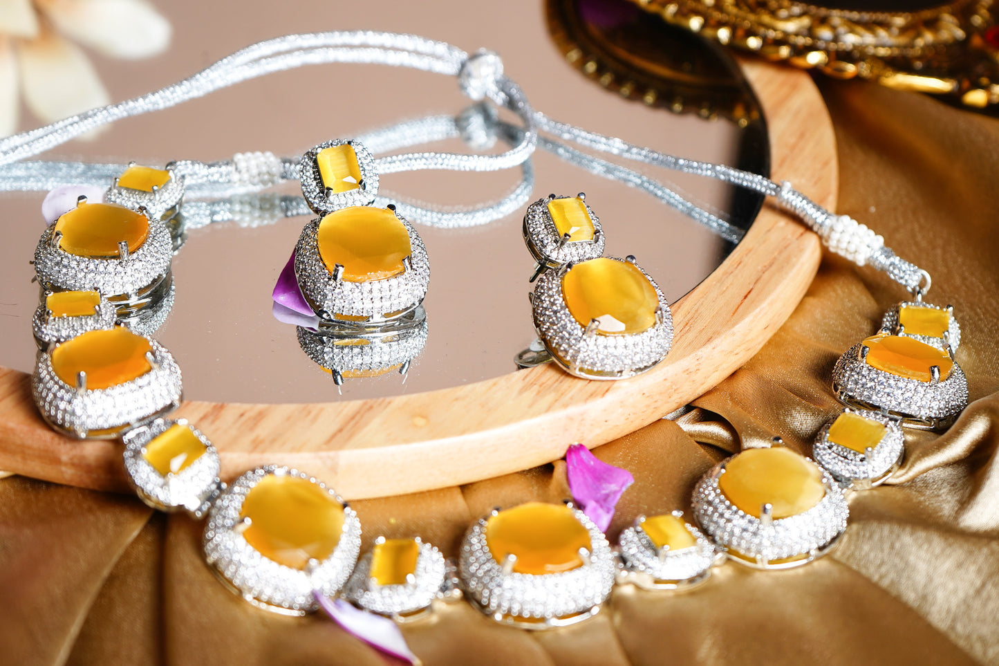 Alora Cz Choker set