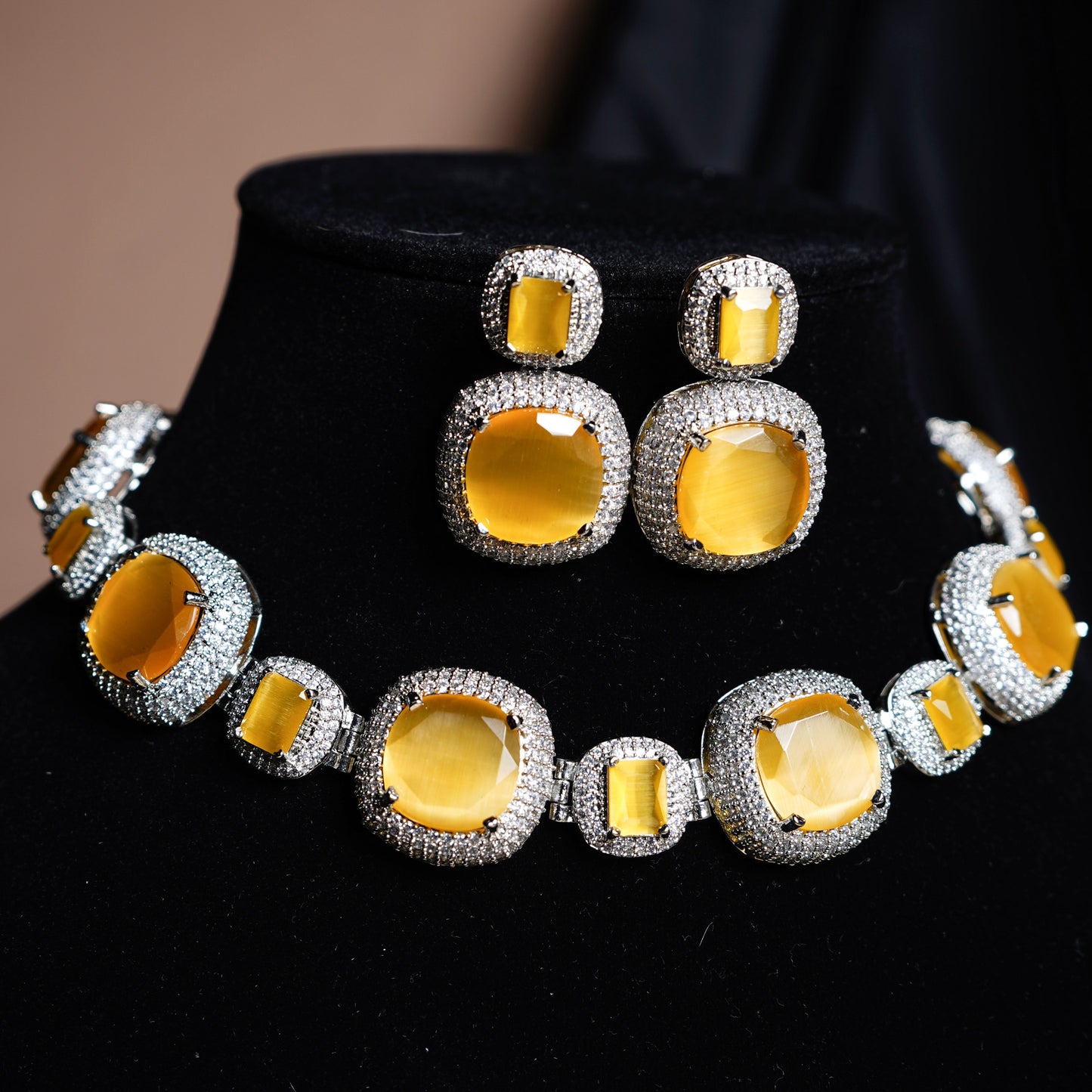 Alora Cz Choker set