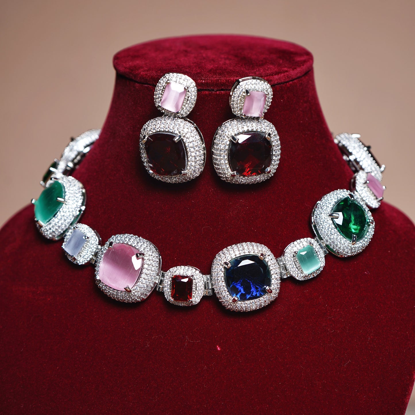 Alora Cz Choker set