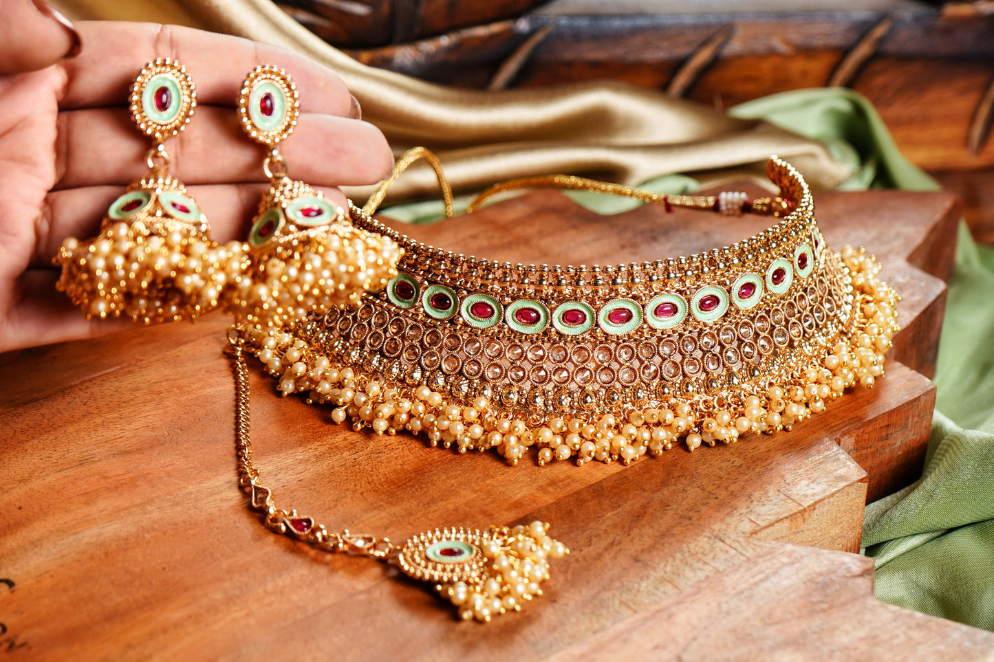 Aakriti Designer Necklace Set - Chaandi Rivaaz