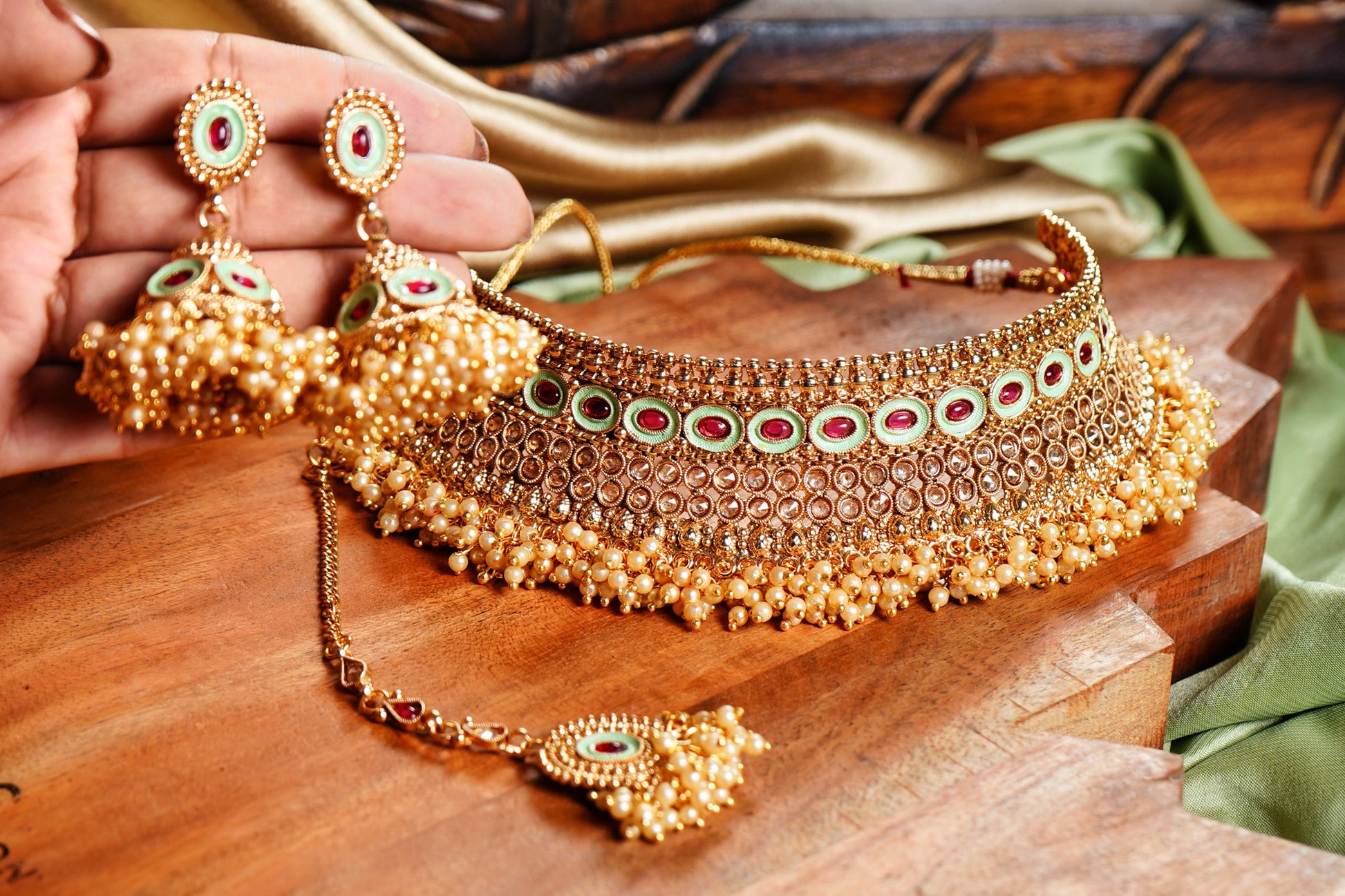 Aakriti Designer Necklace Set - Chaandi Rivaaz
