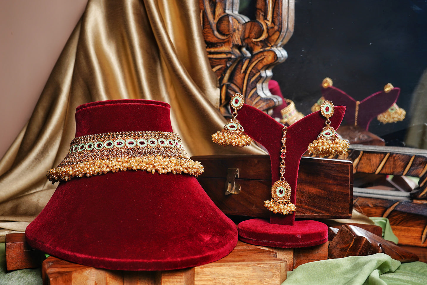 Aakriti Designer Necklace Set - Chaandi Rivaaz