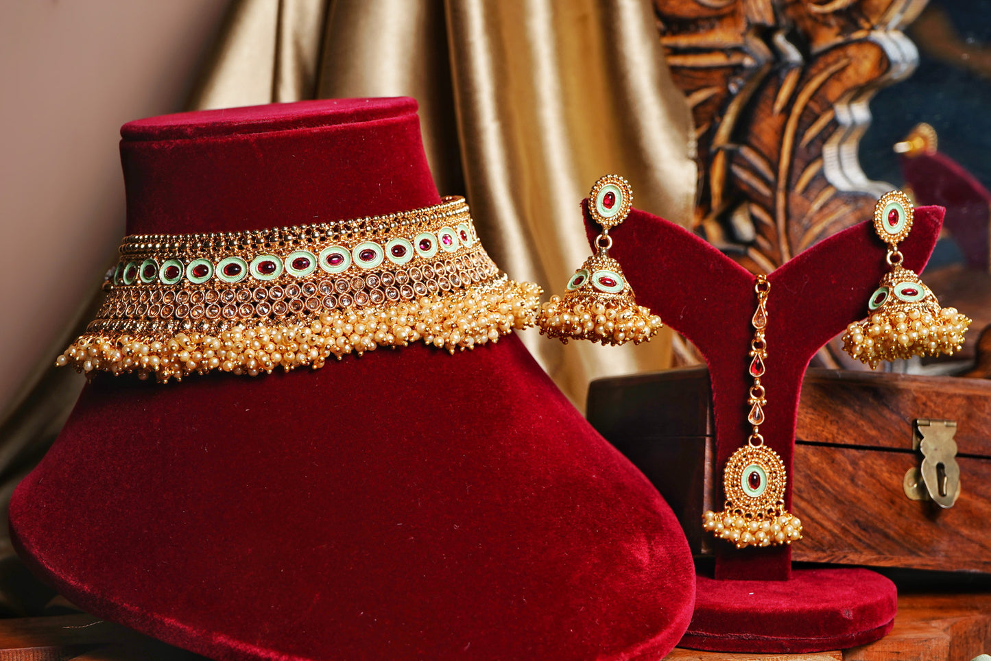 Aakriti Designer Necklace Set - Chaandi Rivaaz