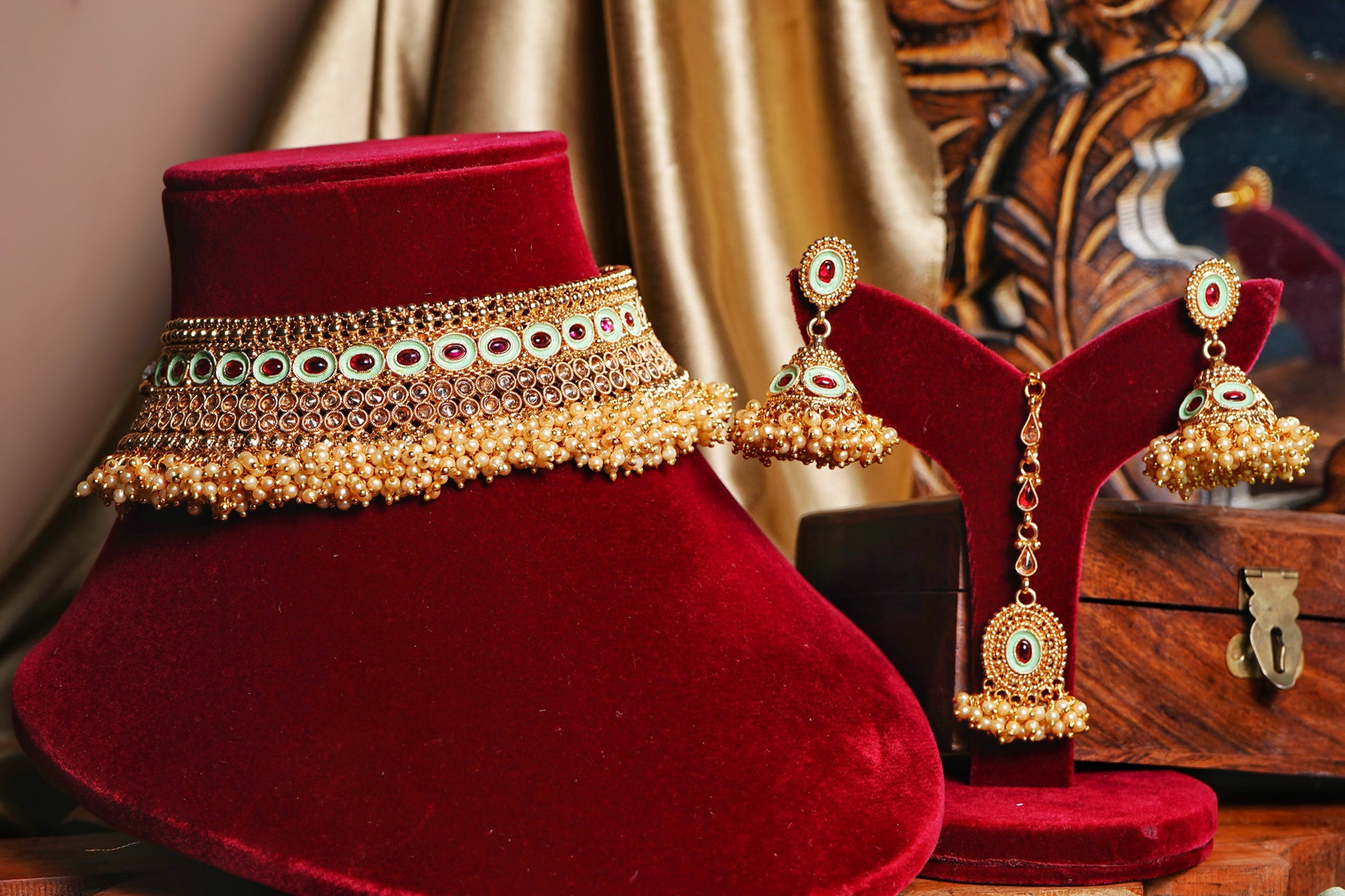 Aakriti Designer Necklace Set - Chaandi Rivaaz