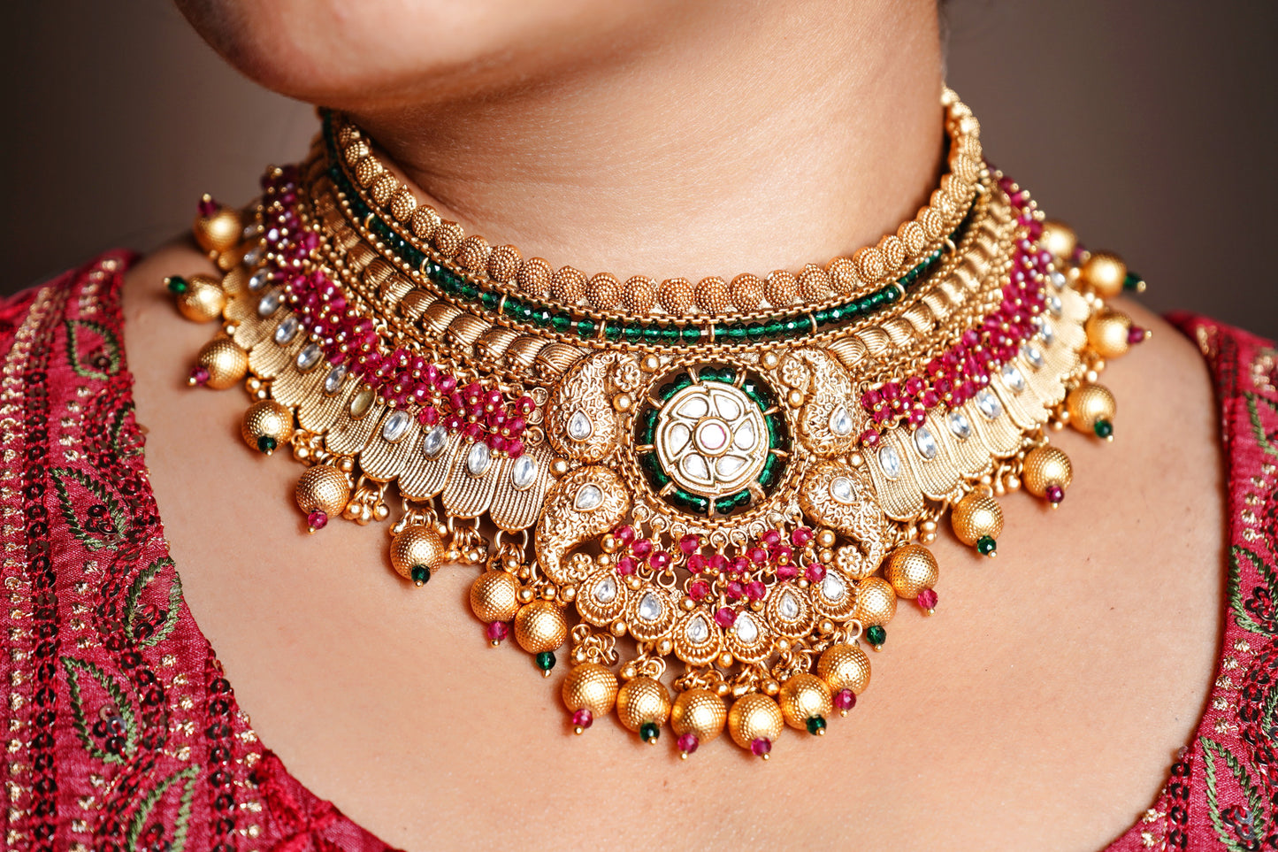 Preety Anya Designer Necklace set - Chaandi Rivaaz