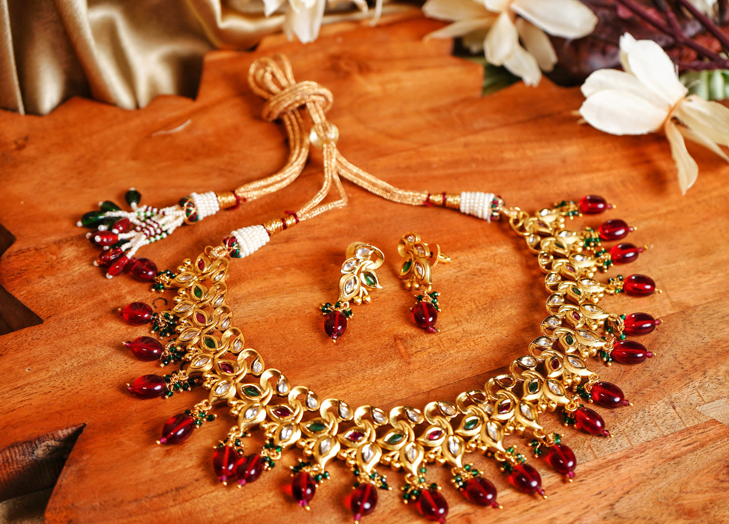 Lily Designer Necklace Set - Chaandi Rivaaz