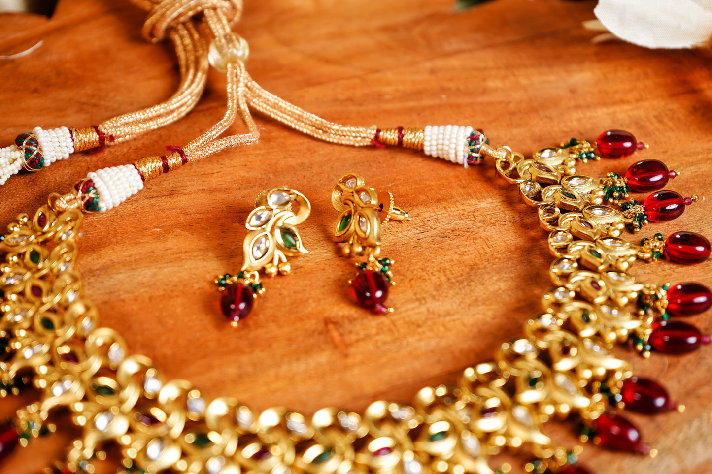 Lily Designer Necklace Set - Chaandi Rivaaz