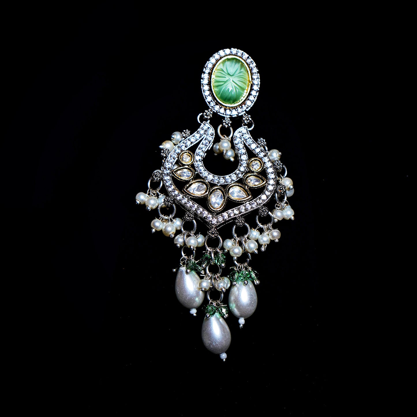 Olive Designer Choker set - Chaandi Rivaaz
