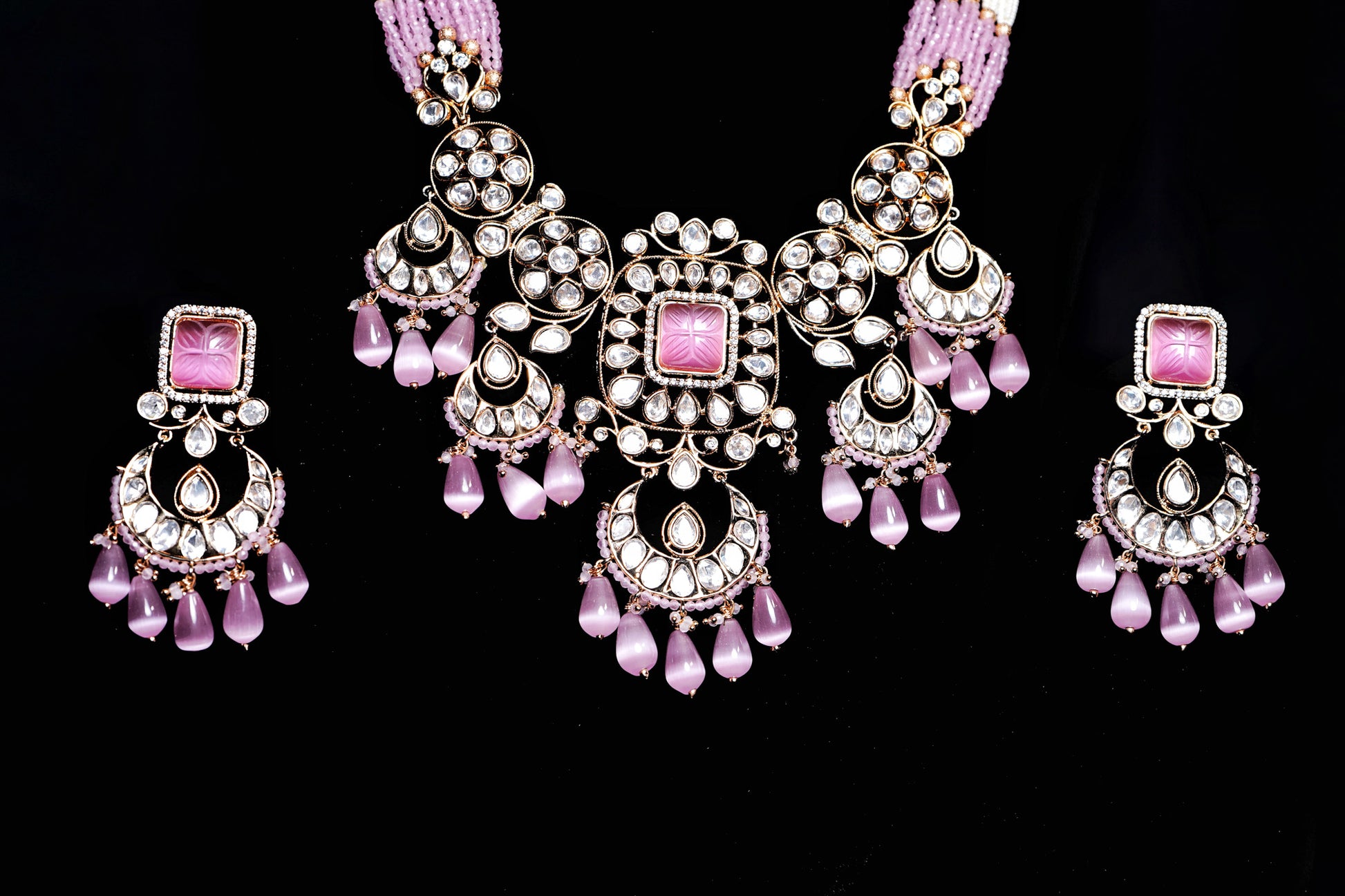 Taniya Polki Designer Set - Chaandi Rivaaz