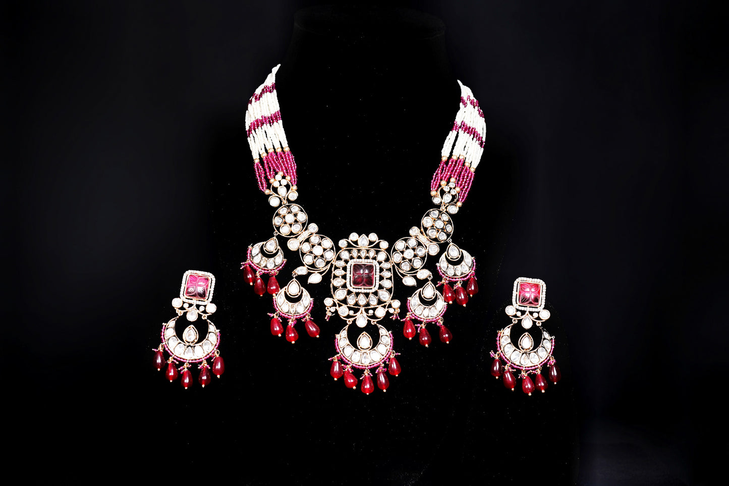Taniya Polki Designer Set - Chaandi Rivaaz