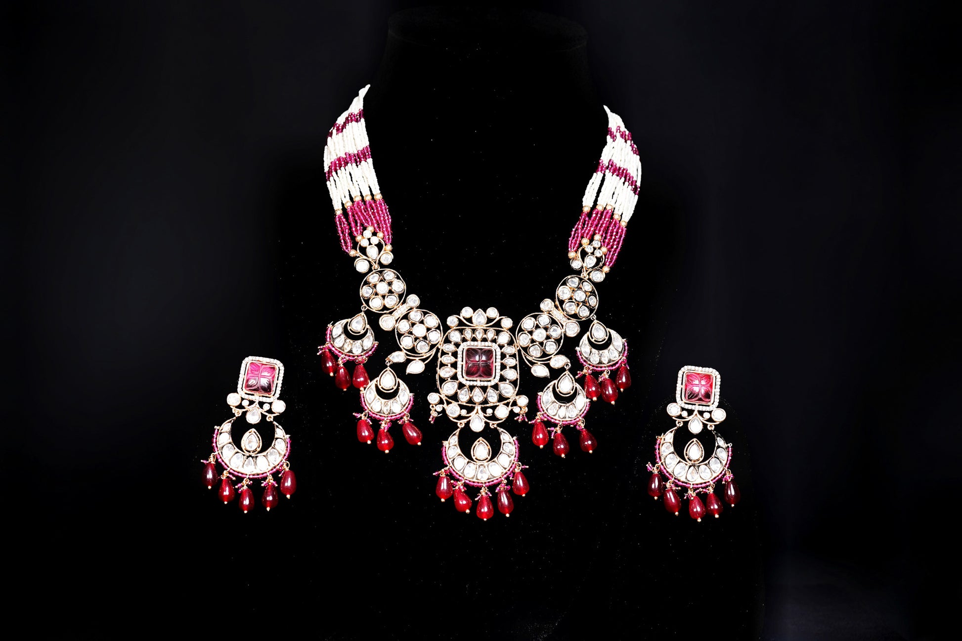 Taniya Polki Designer Set - Chaandi Rivaaz