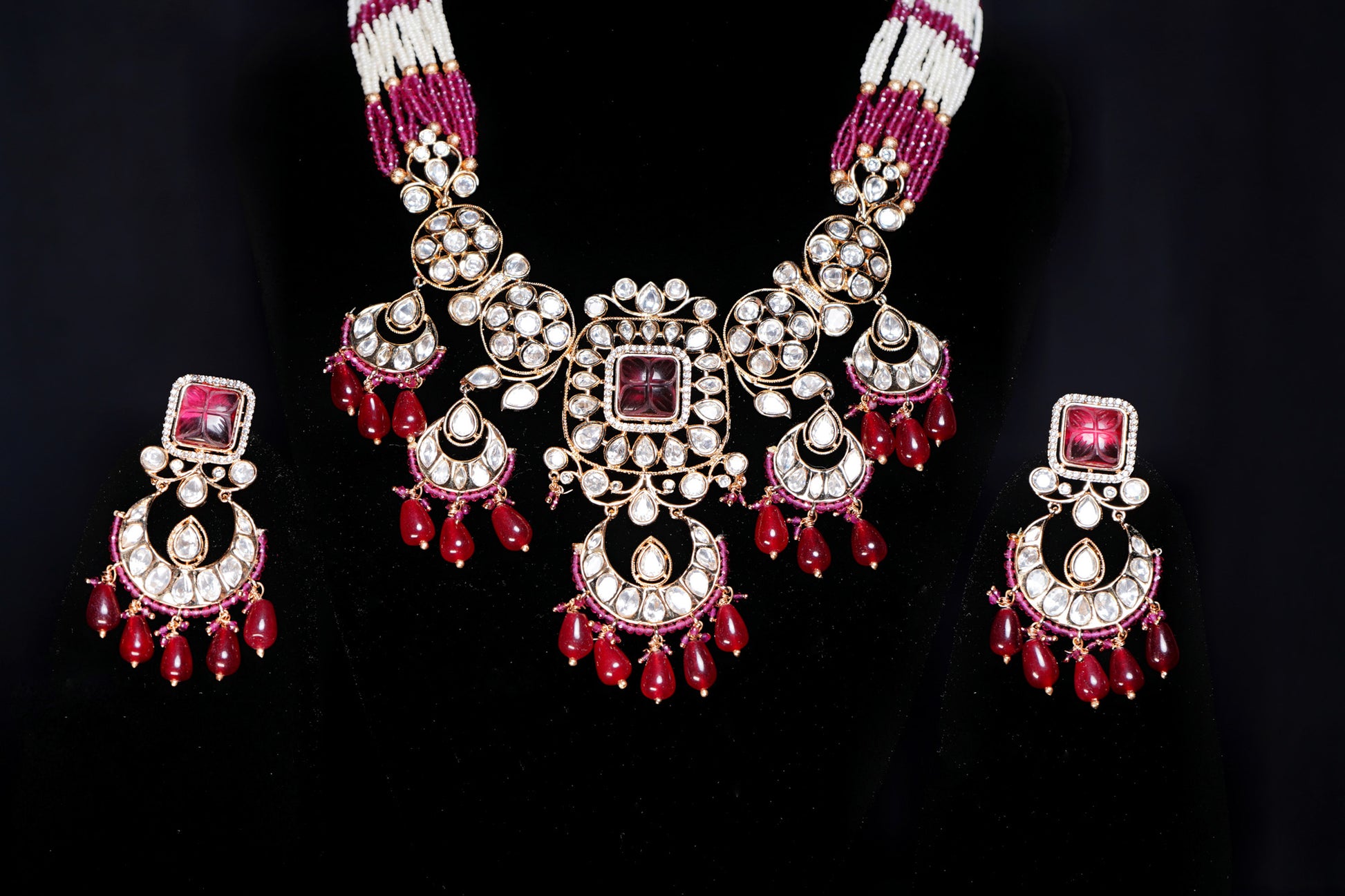 Taniya Polki Designer Set - Chaandi Rivaaz