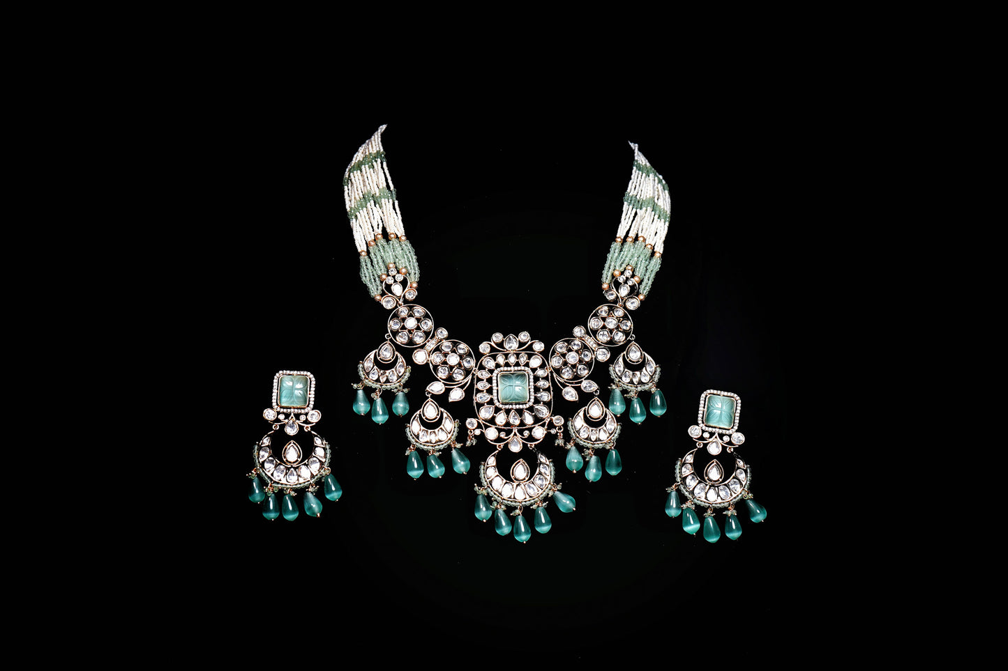 Taniya Polki Designer Set - Chaandi Rivaaz