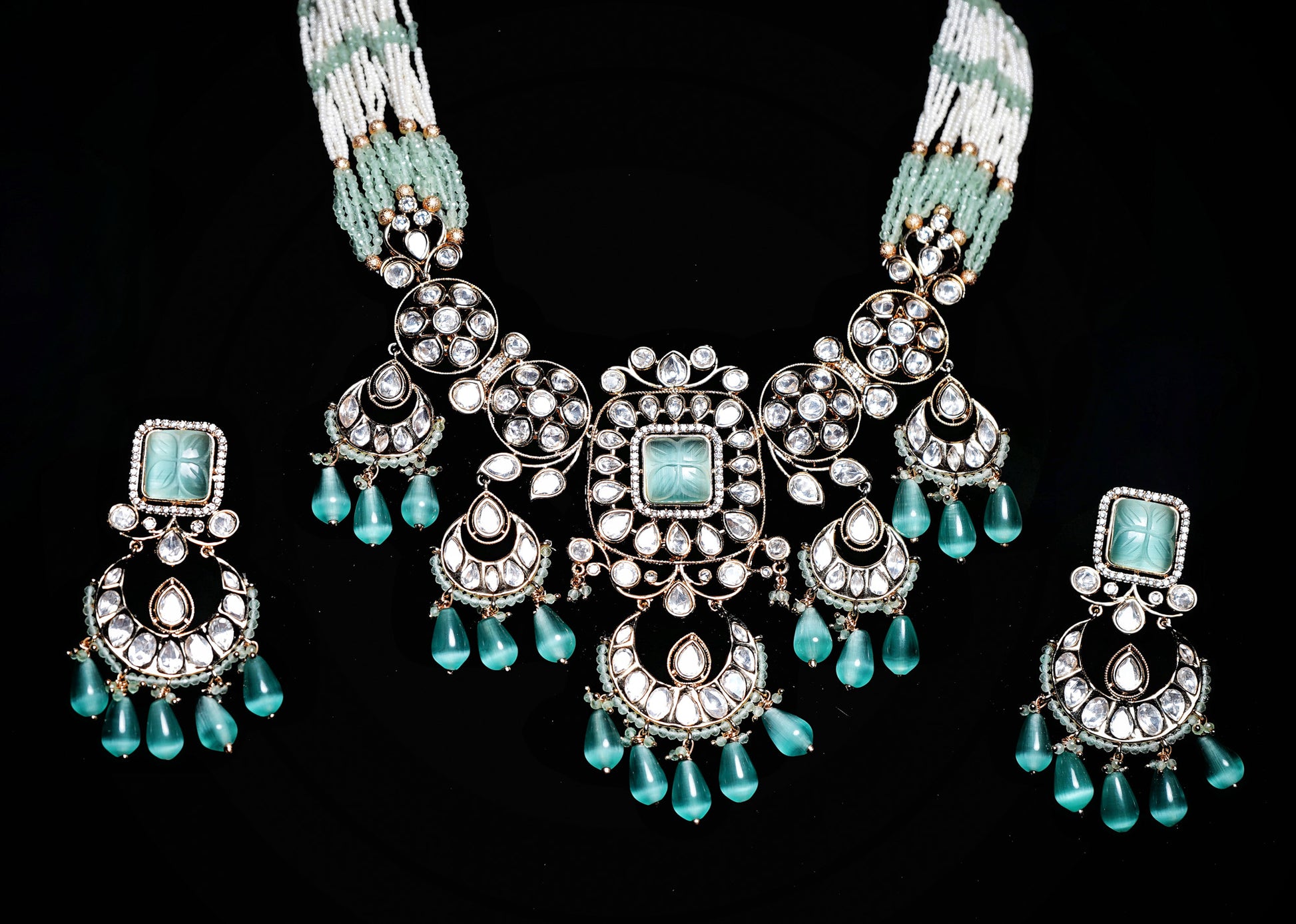 Taniya Polki Designer Set - Chaandi Rivaaz